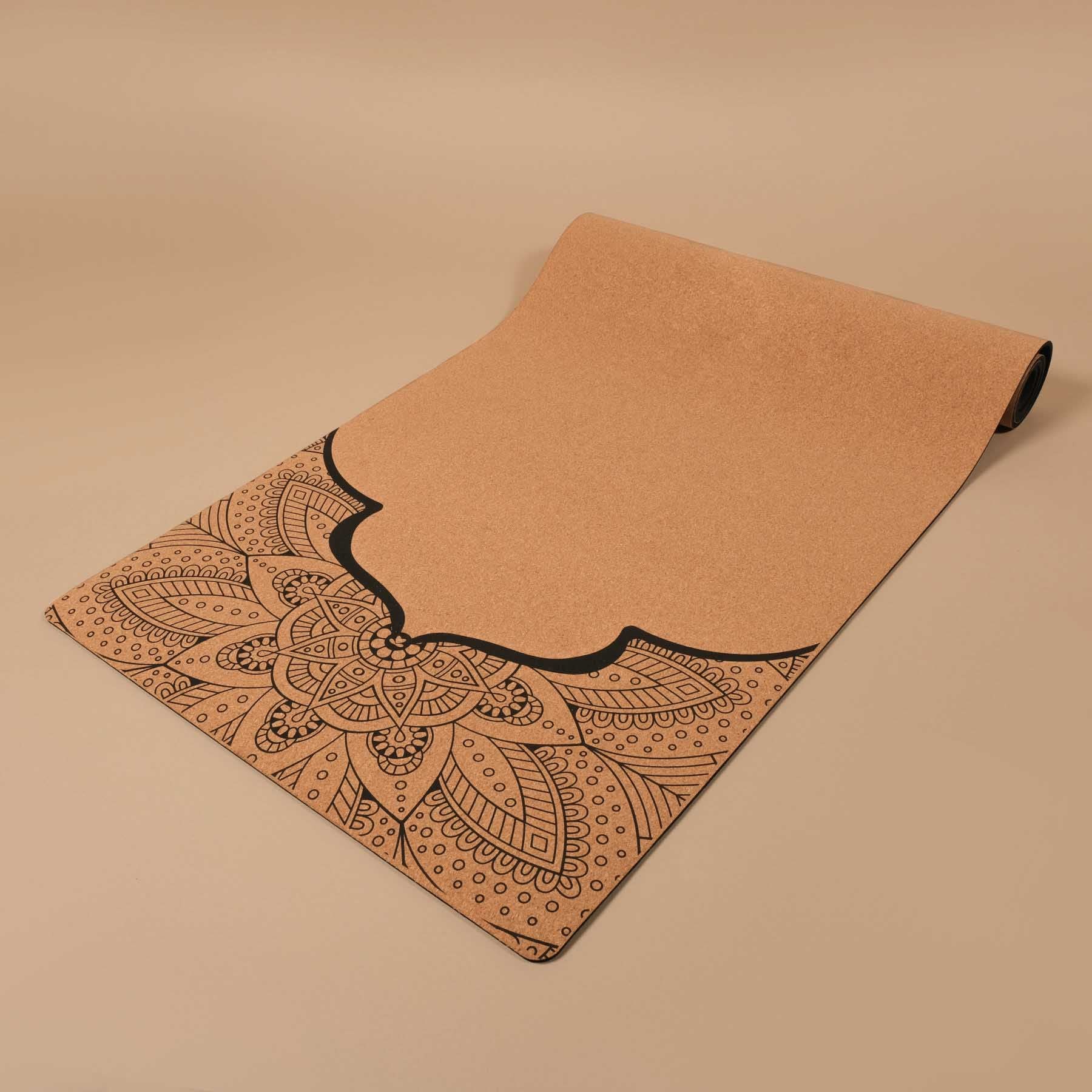 Tapis de yoga en liège durable Orient