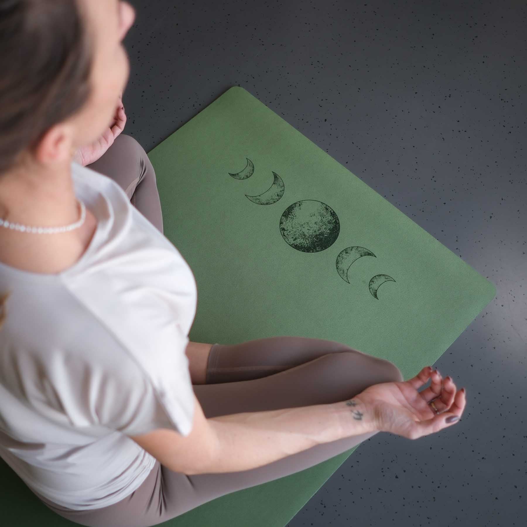 Tapis de yoga SuperGrip très antidérapant en caoutchouc naturel durable de couleur apple