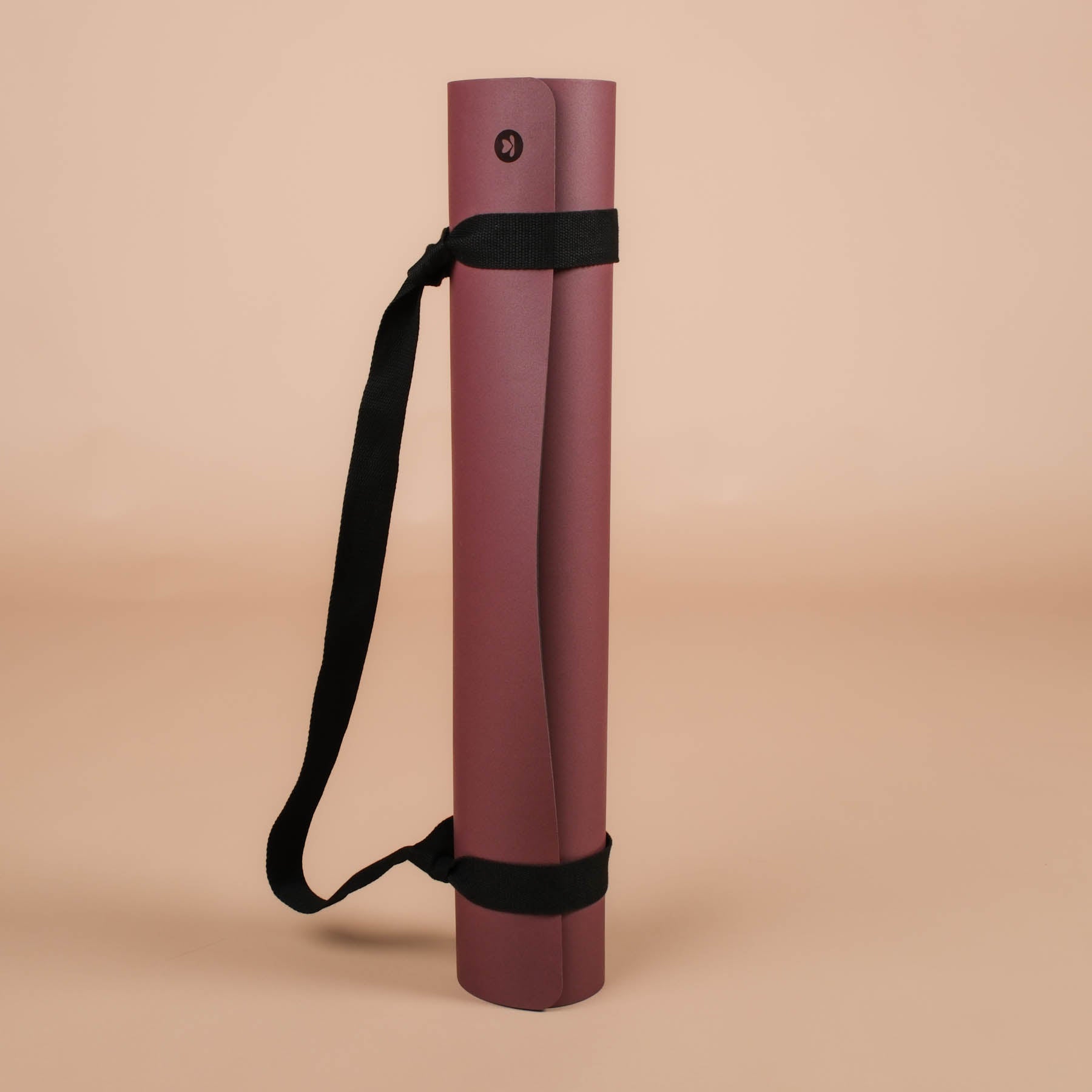 Tapis de yoga SuperGrip très antidérapant en caoutchouc naturel durable dans la couleur berry