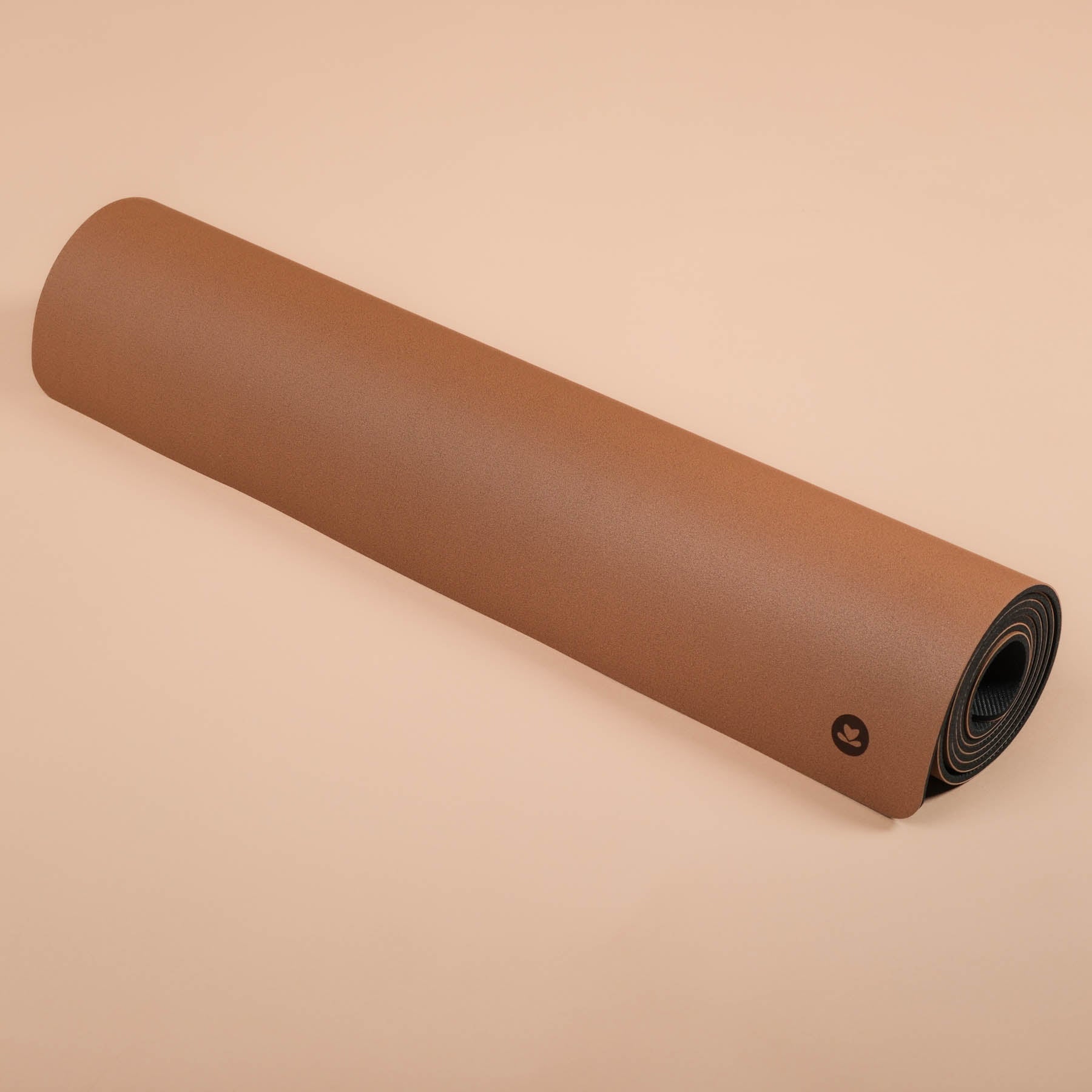 Tapis de yoga SuperGrip très antidérapant en caoutchouc naturel durable de couleur coffee