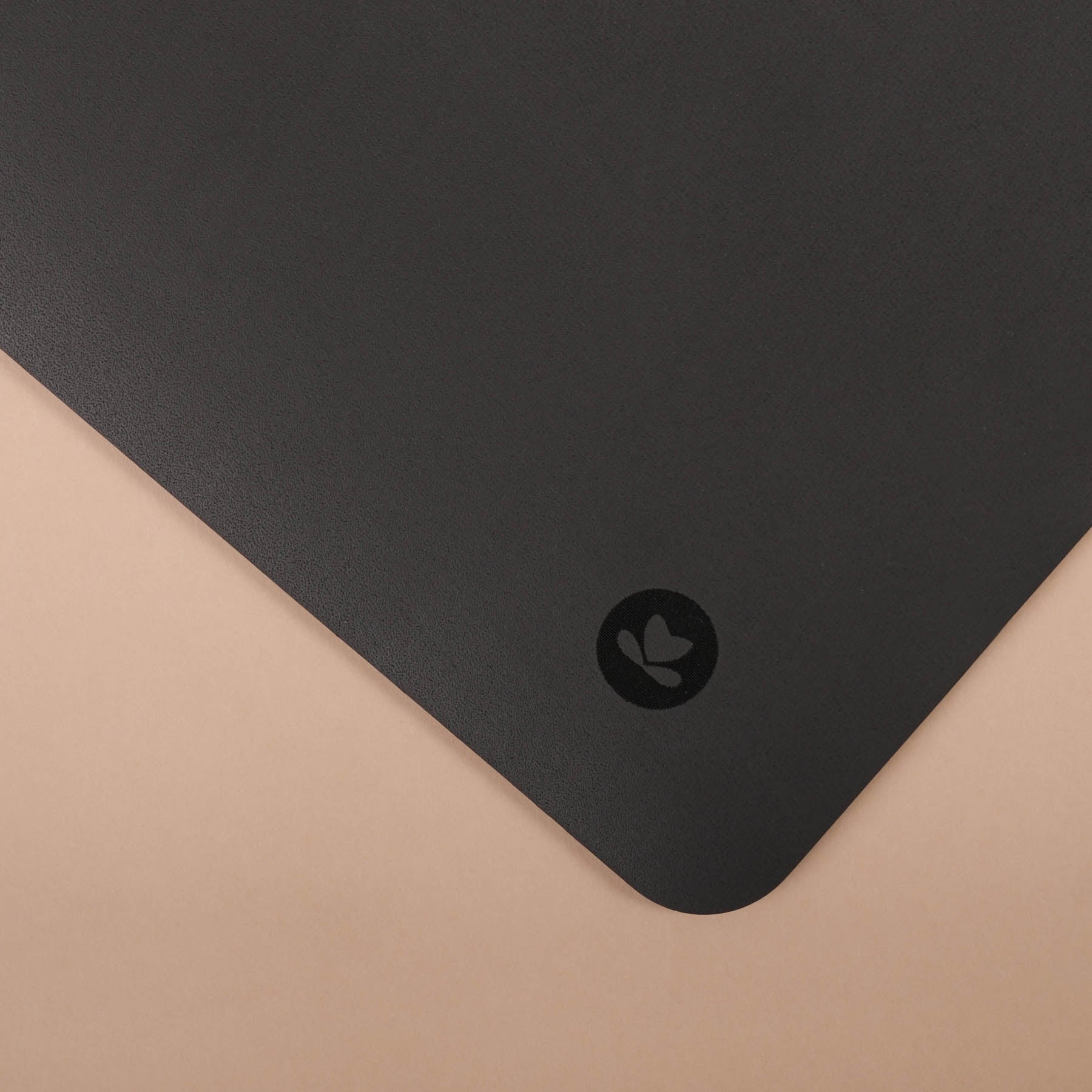 Tapis de yoga SuperGrip très antidérapant en caoutchouc naturel durable de couleur noire