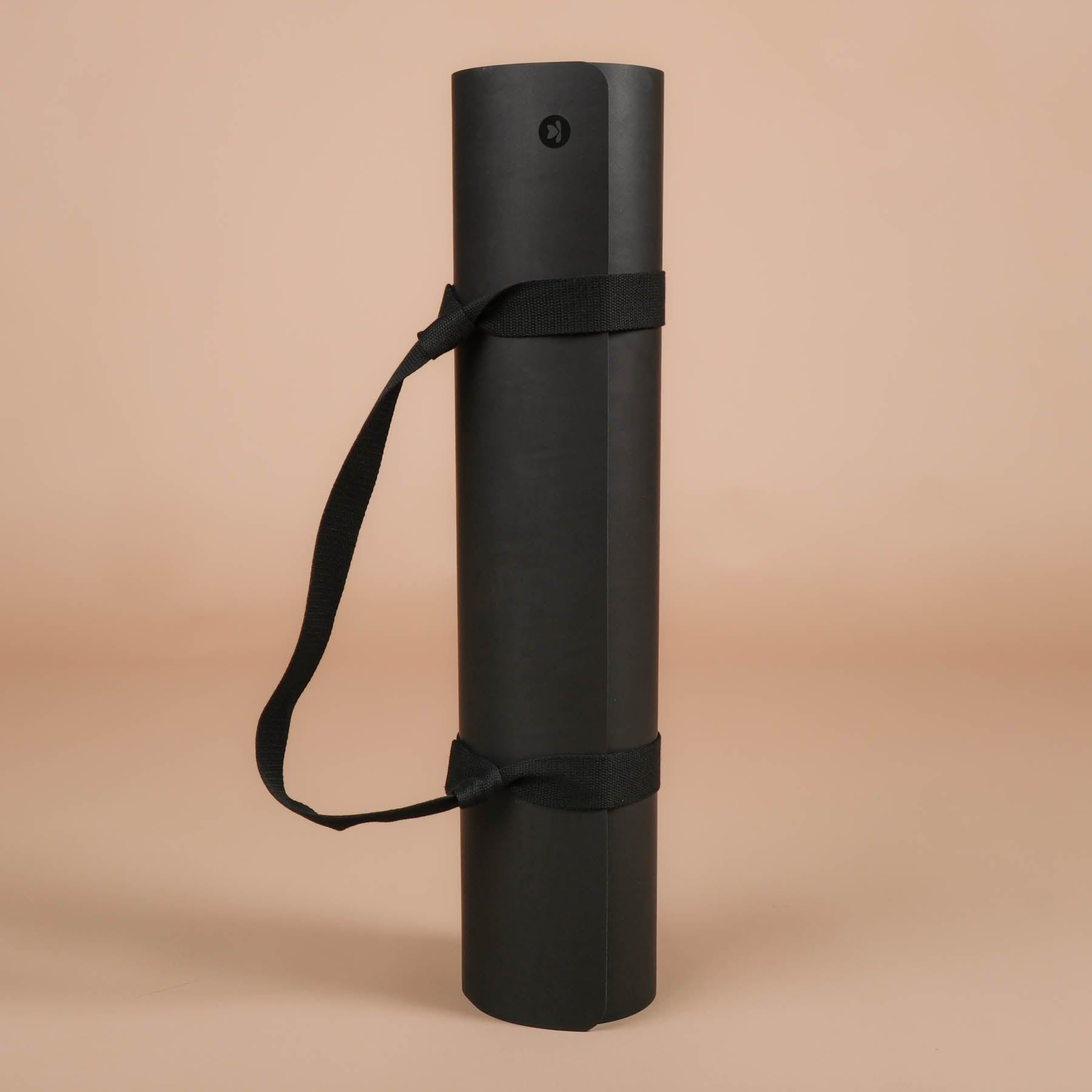 Tapis de yoga SuperGrip très antidérapant en caoutchouc naturel durable de couleur noire