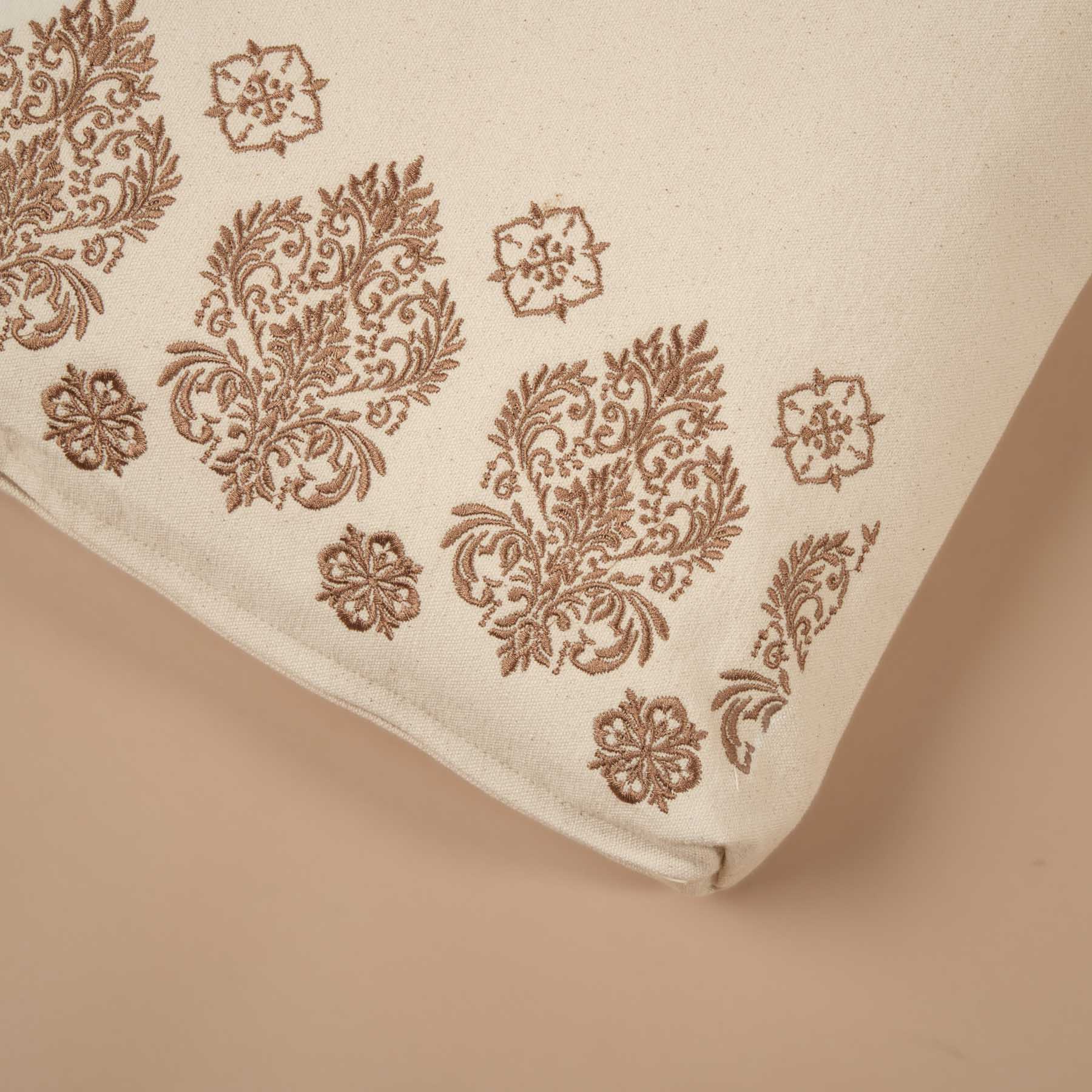 Tapis de méditation Zabuton Fleur-de-Lys brun