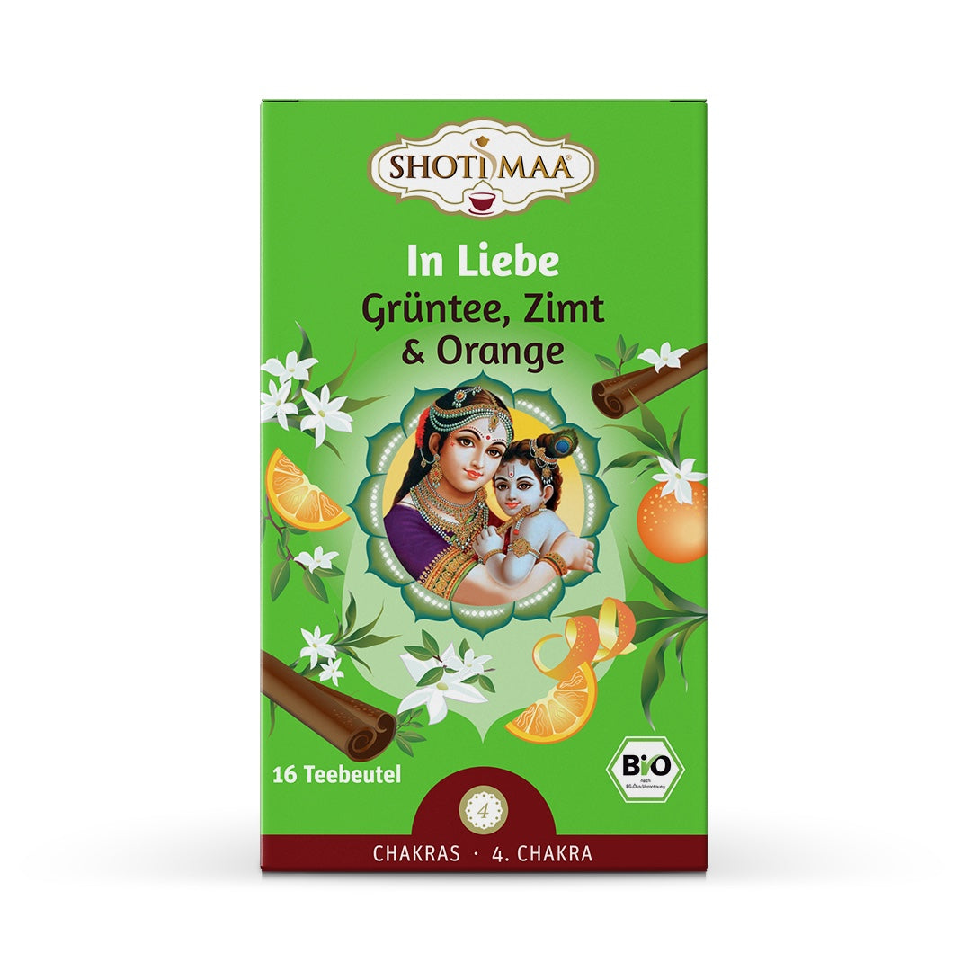 Shoti Maa Chakras en amour - Thé vert, cannelle & orange