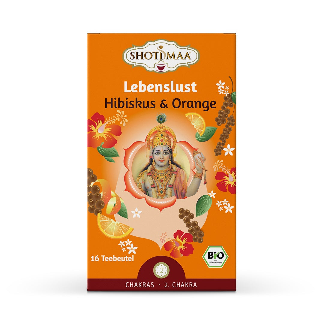 Shoti Maa Chakras Joie de vivre - Hibiscus, orange & poivre