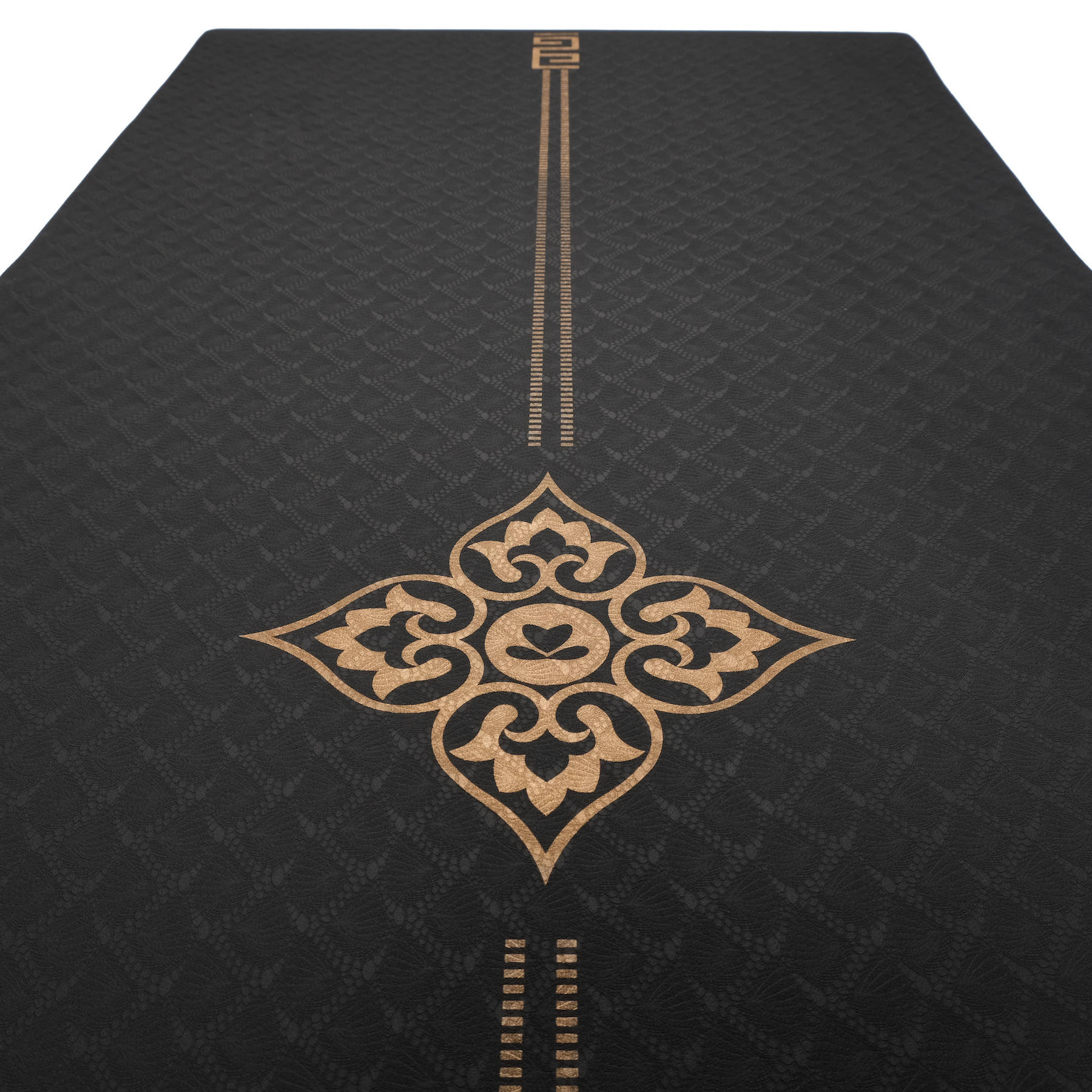 Tapis de yoga TPE gold Print noir
