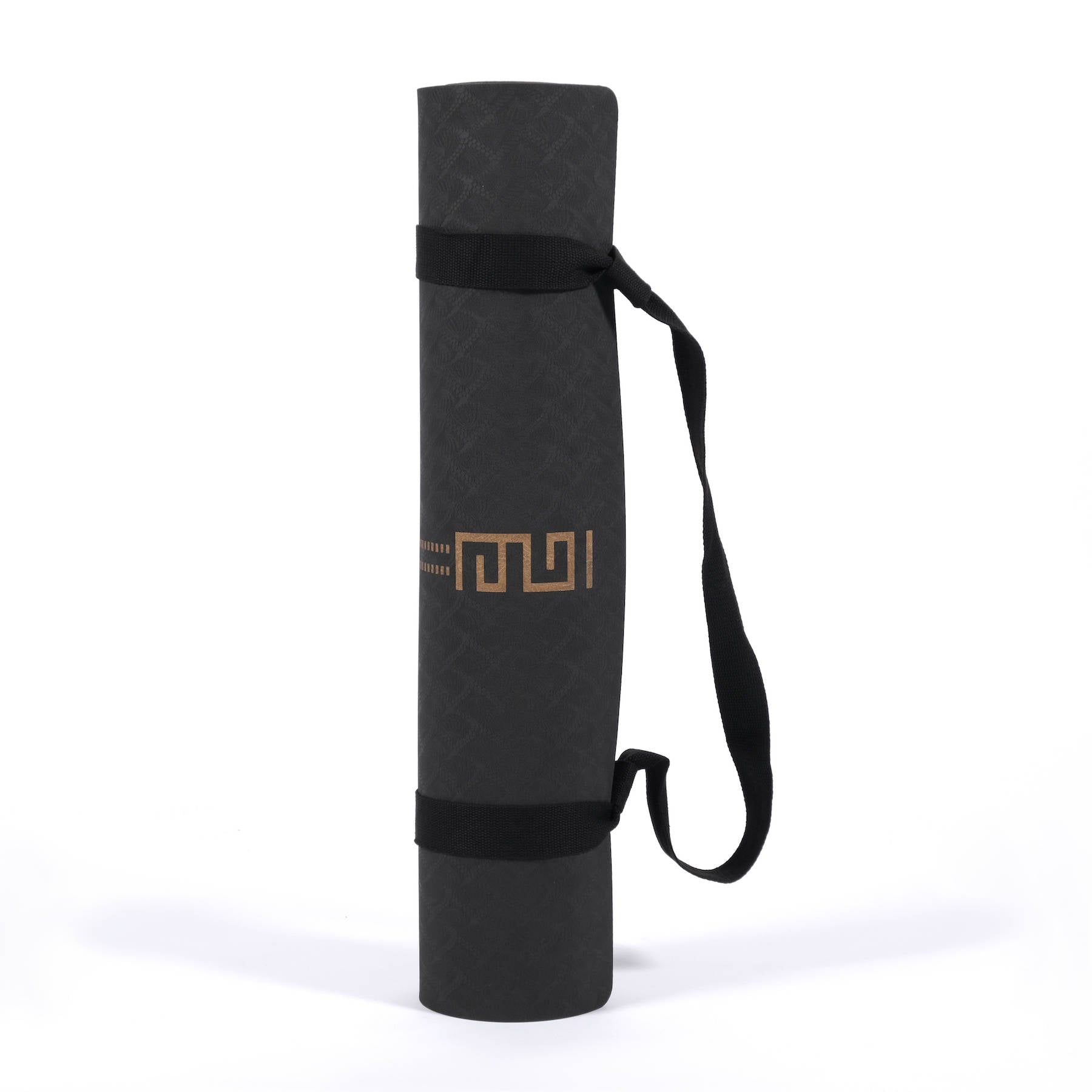 Tapis de yoga TPE gold Print noir
