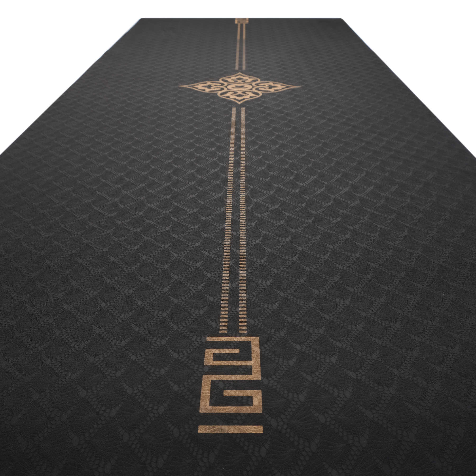 Tapis de yoga TPE gold Print noir