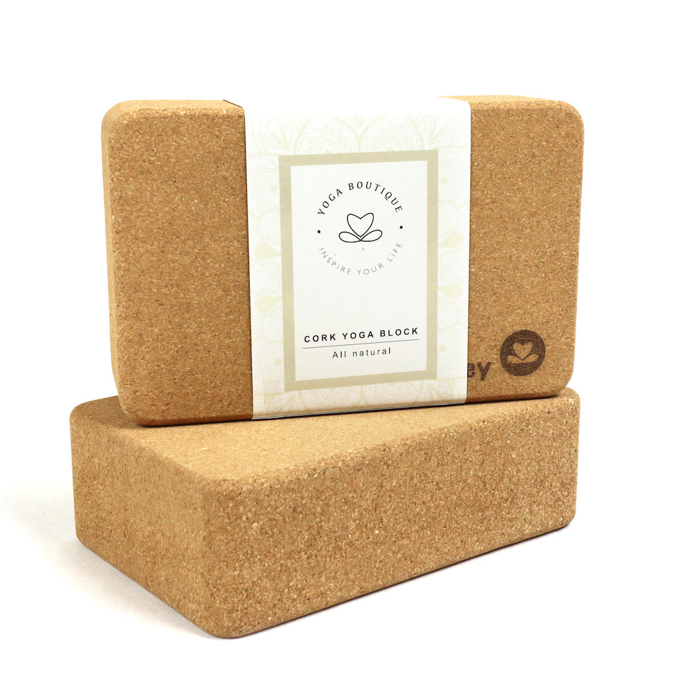 Bloc de yoga en liège durable LOVE IST THE KEY