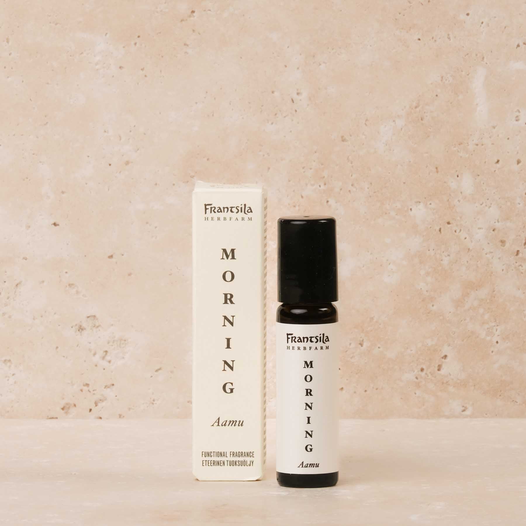 L'huile Fresh Morgen Roll-on chasse la fatigue, réveille l'esprit et favorise une meilleure concentration et vigilance.