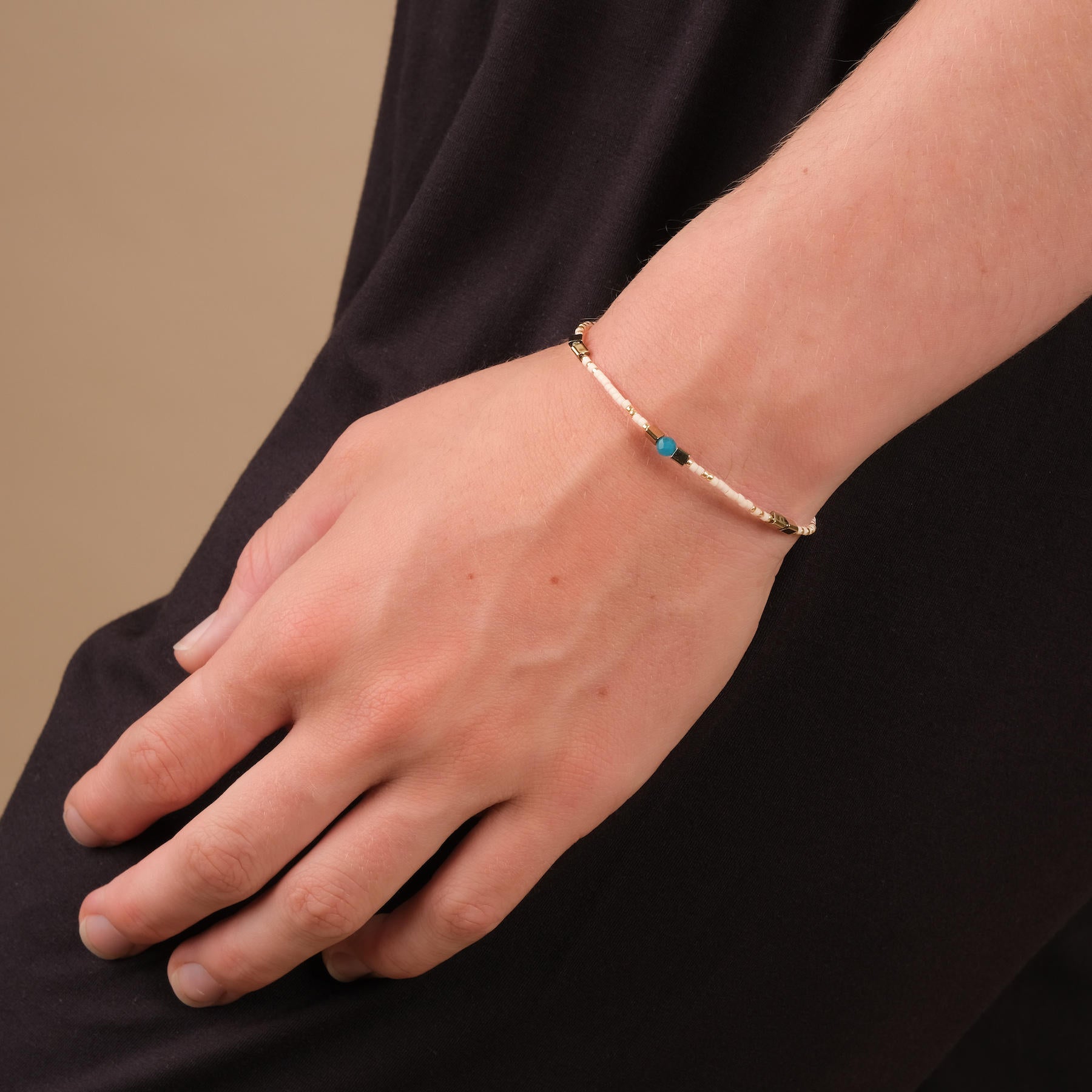 Bracelet d'amitié Miyuki pour adultes et enfants rosé