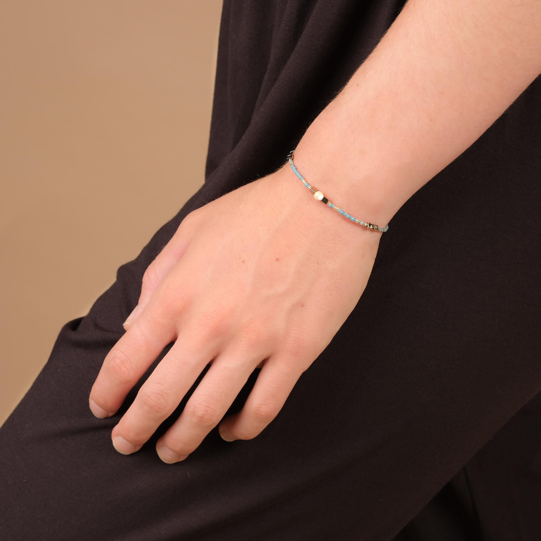 Bracelet d'amitié Miyuki pour adultes et enfants turquoise