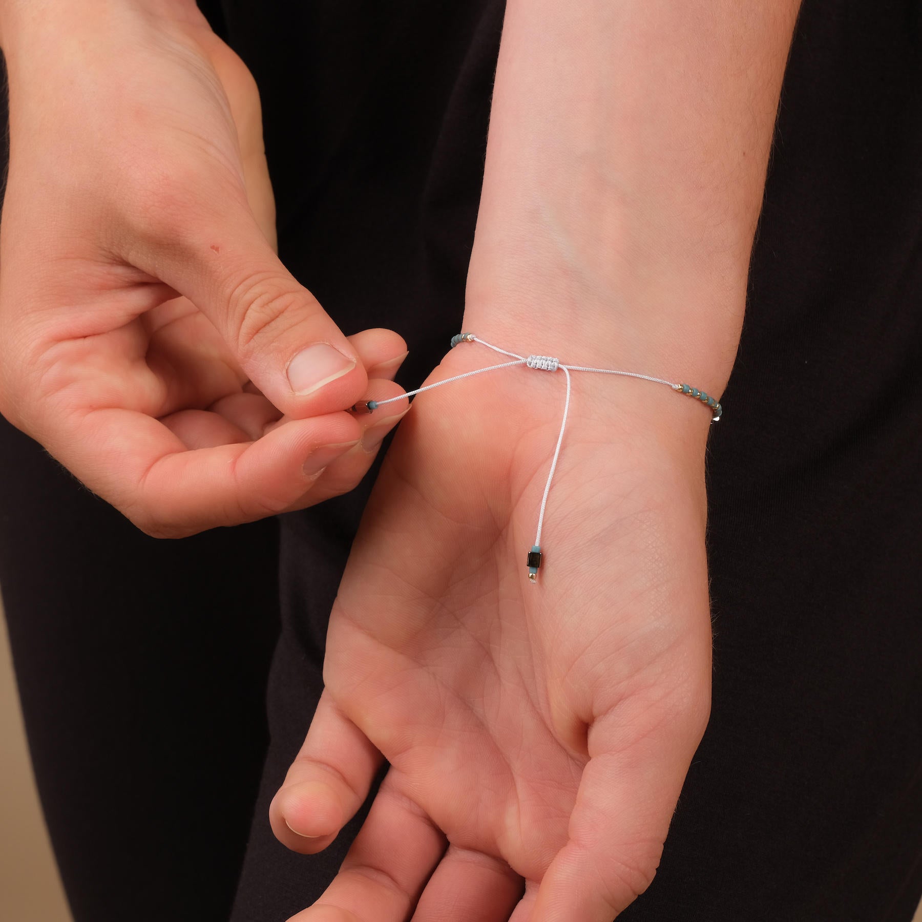 Bracelet d'amitié Miyuki turquoise