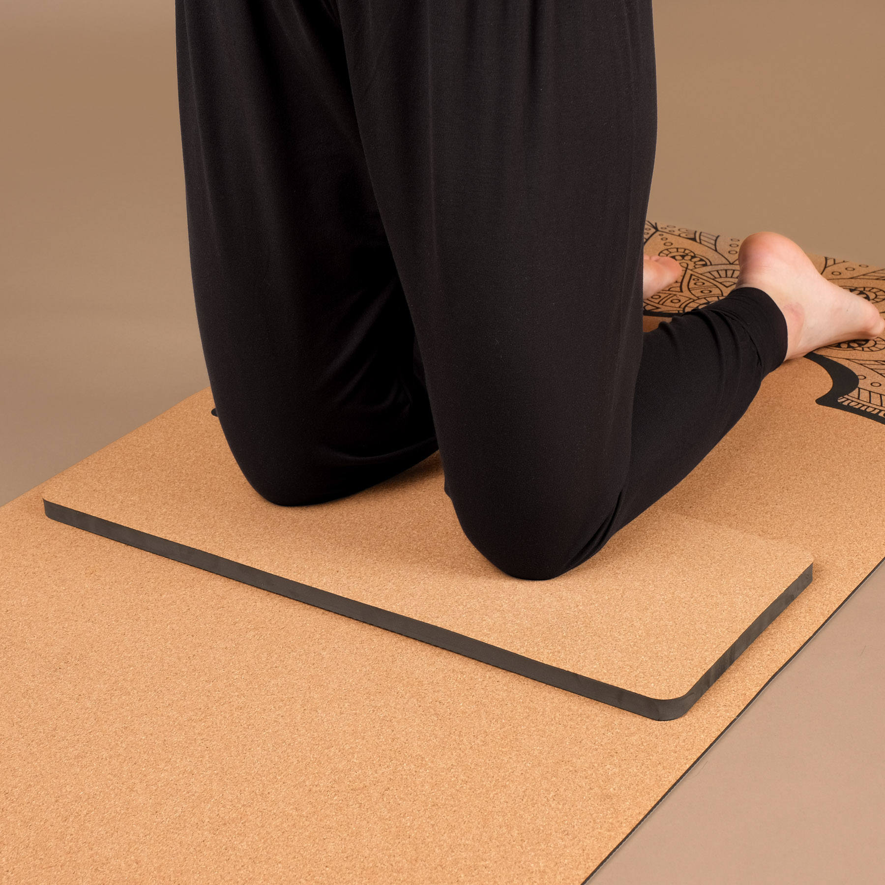 Tapis pour les genoux - support pour les genoux en liège et TPE