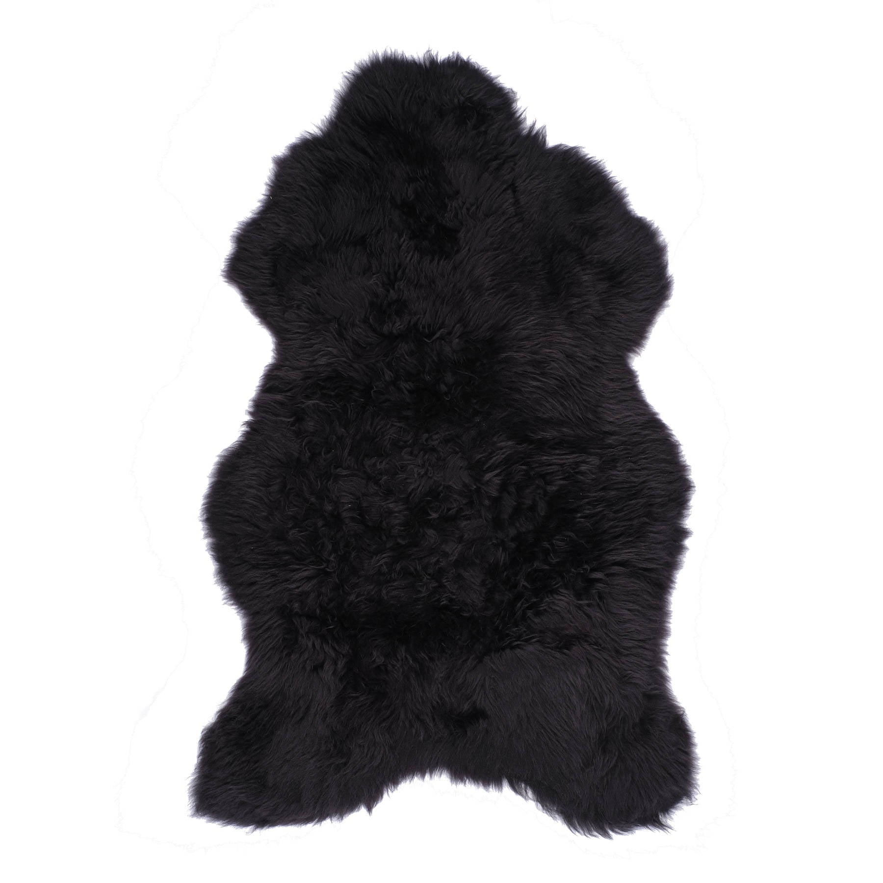 Peau de mouton mérinos noire de qualité supérieure dans votre boutique suisse