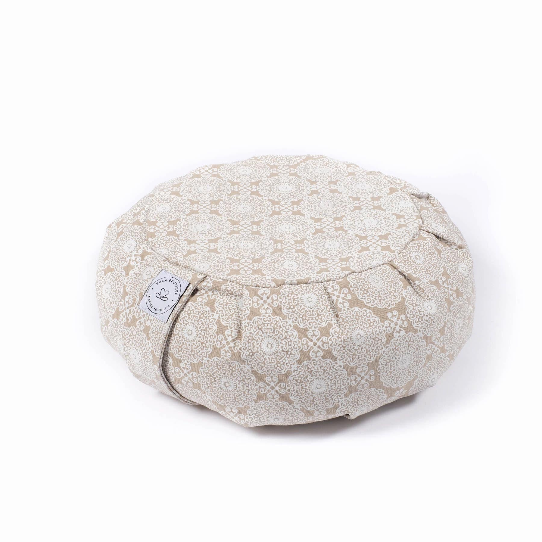 Coussin de méditation Zafu Indian Dream sable