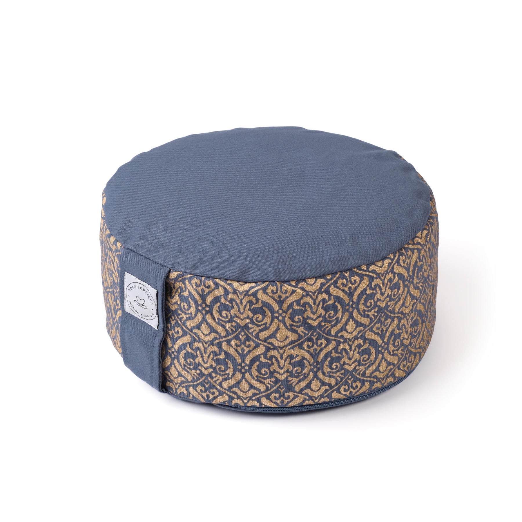 Coussin de méditation Taj Mahal or blockprint blue-sky