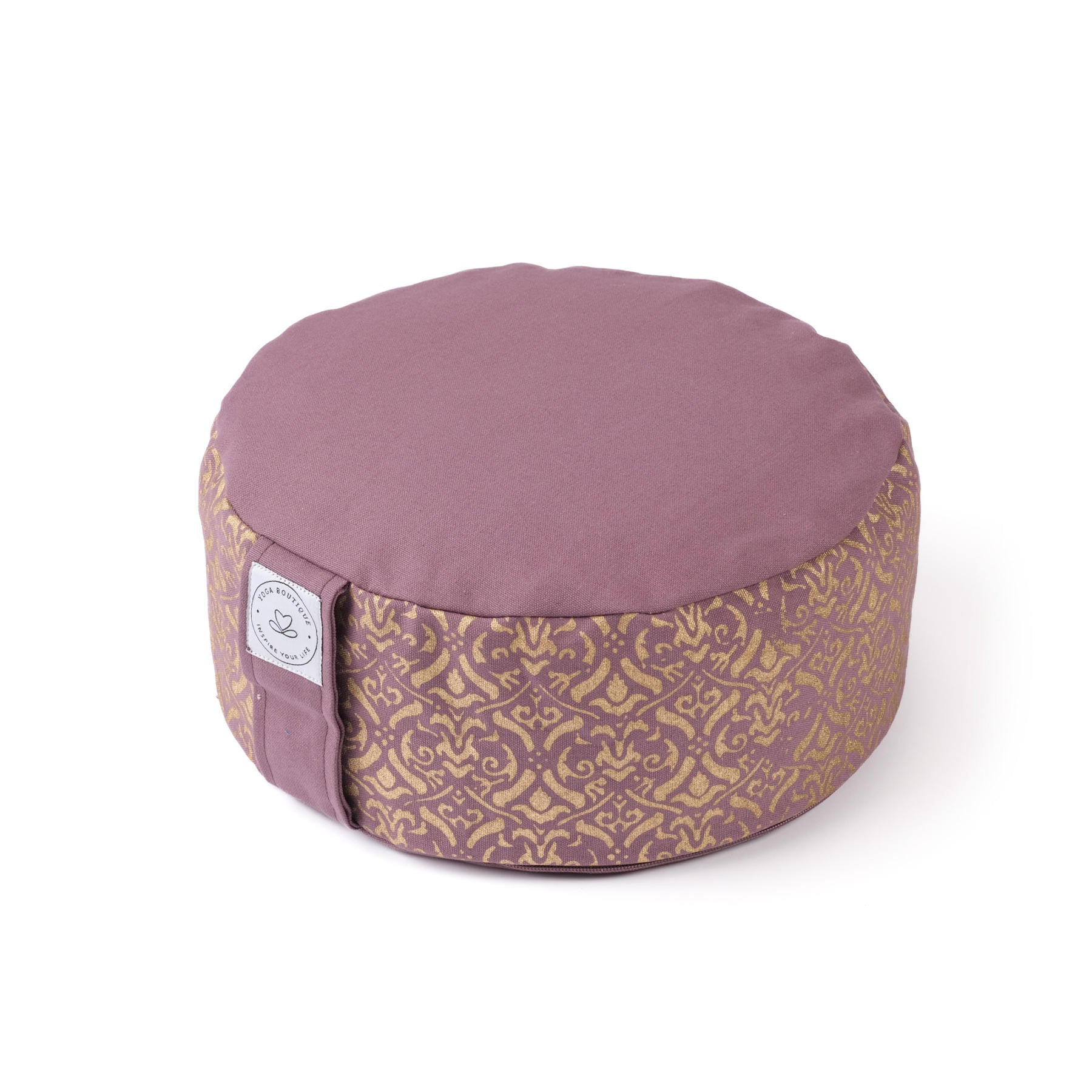 Coussin de méditation Taj Mahal or Blockprint lavande