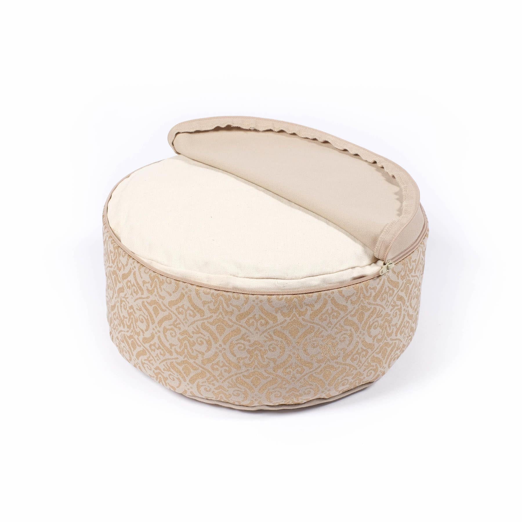 Coussin de méditation Taj Mahal sable