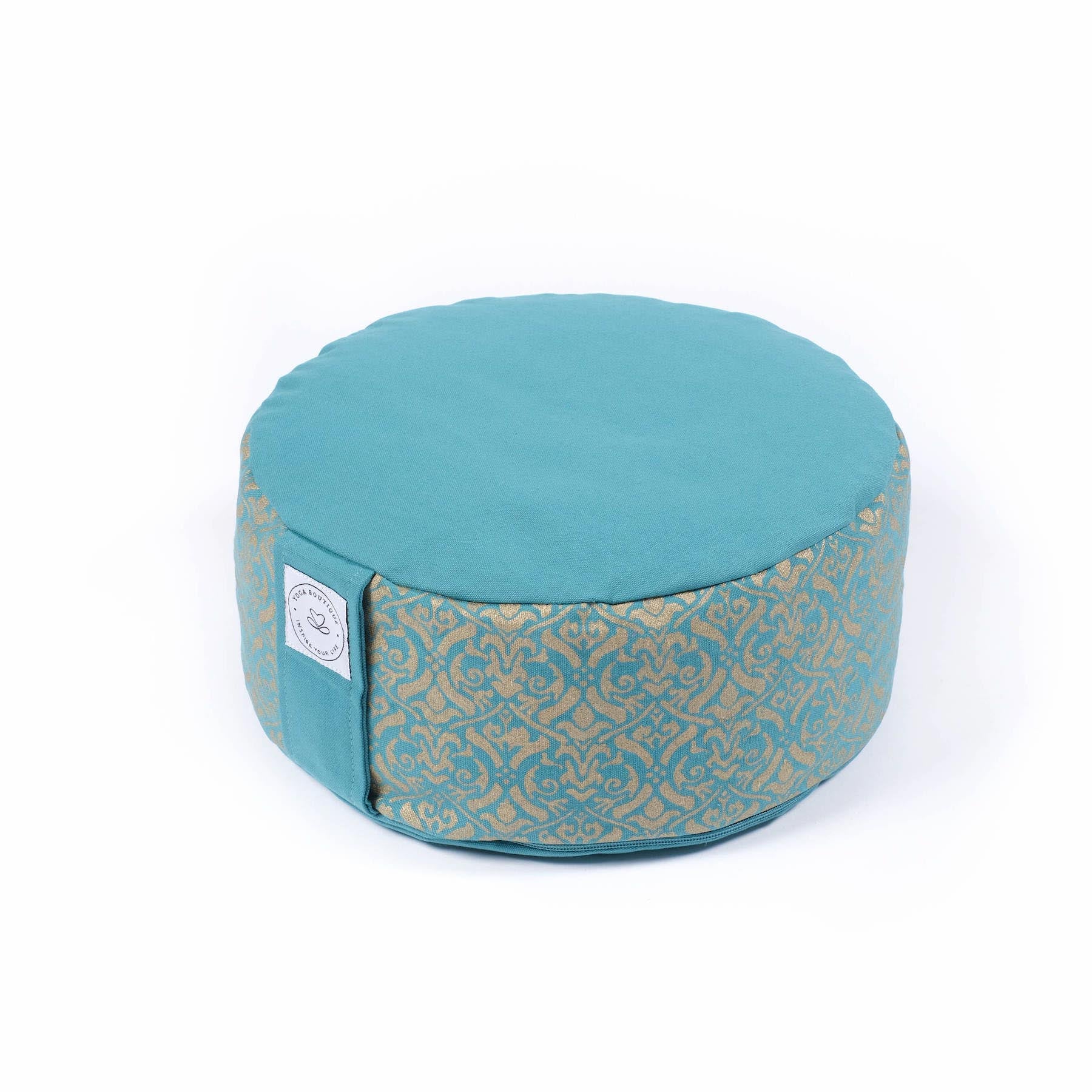 Coussin de méditation Taj Mahal turquoise