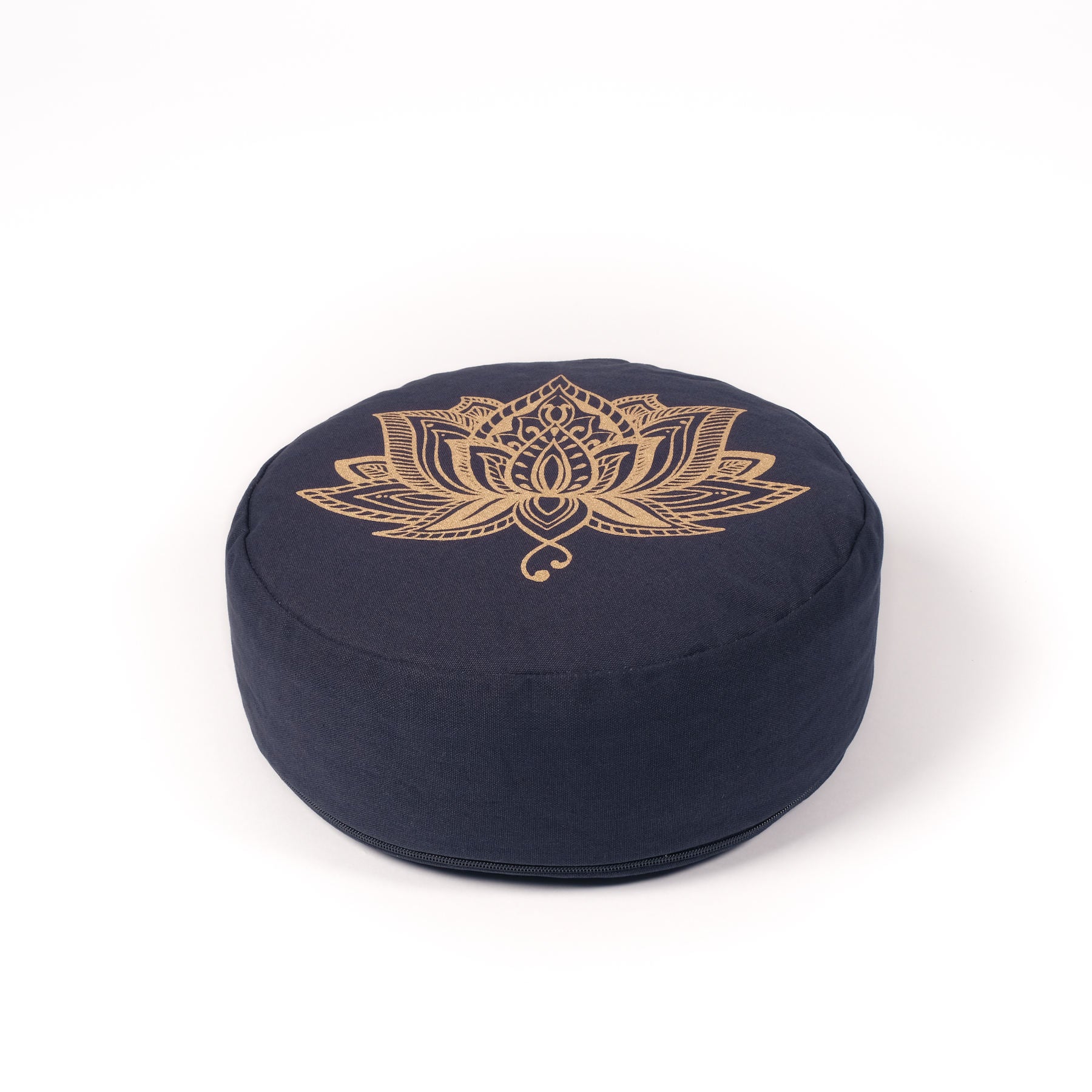 Coussin de méditation Lotus SMALL coton bio navy