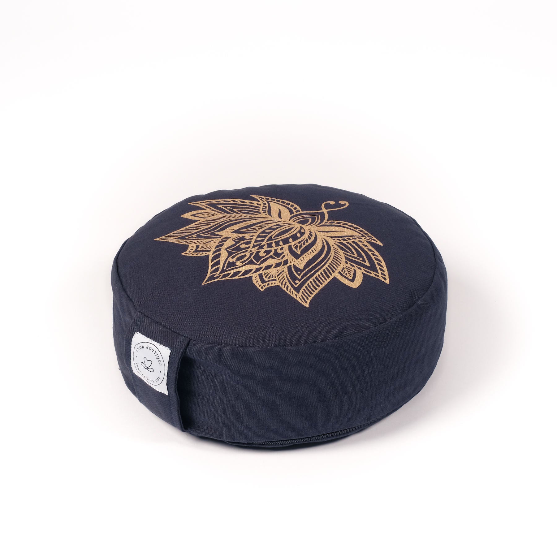Coussin de méditation Lotus SMALL coton bio navy