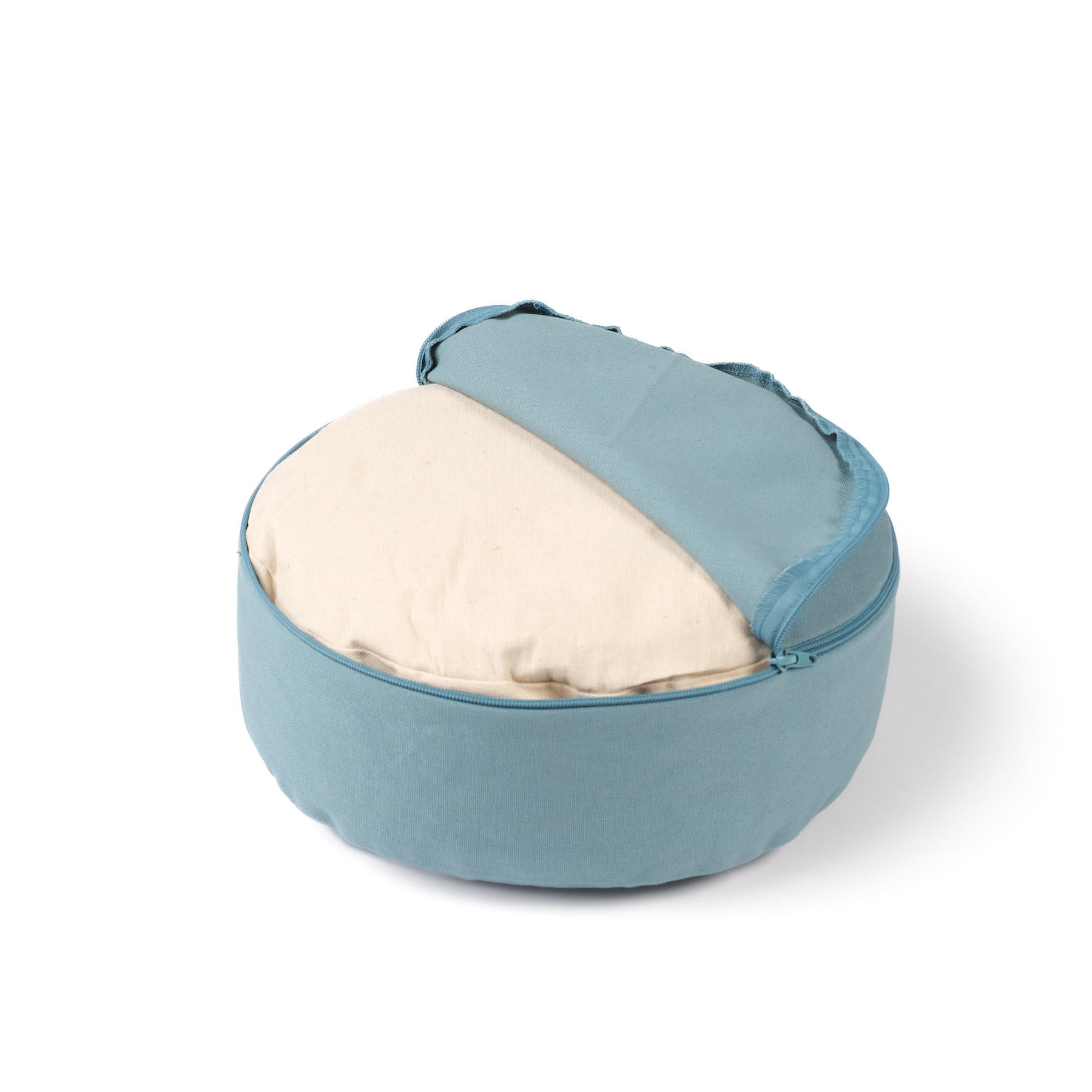 Coussin de méditation Fleur de vie SMALL green-water Coussin de voyage