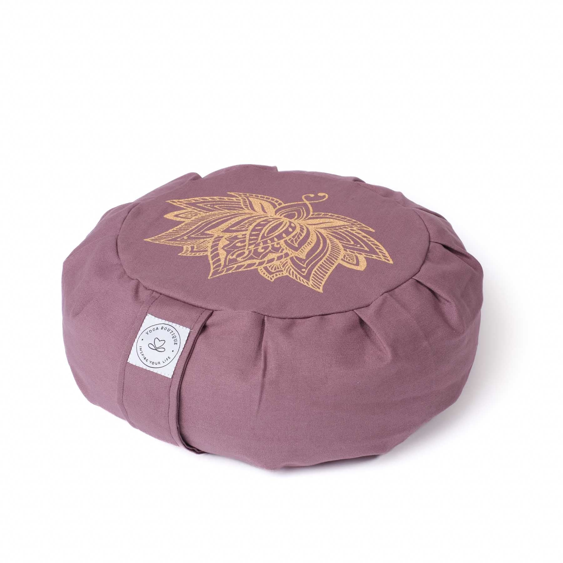 Coussin de méditation Zafu Lotus lavande