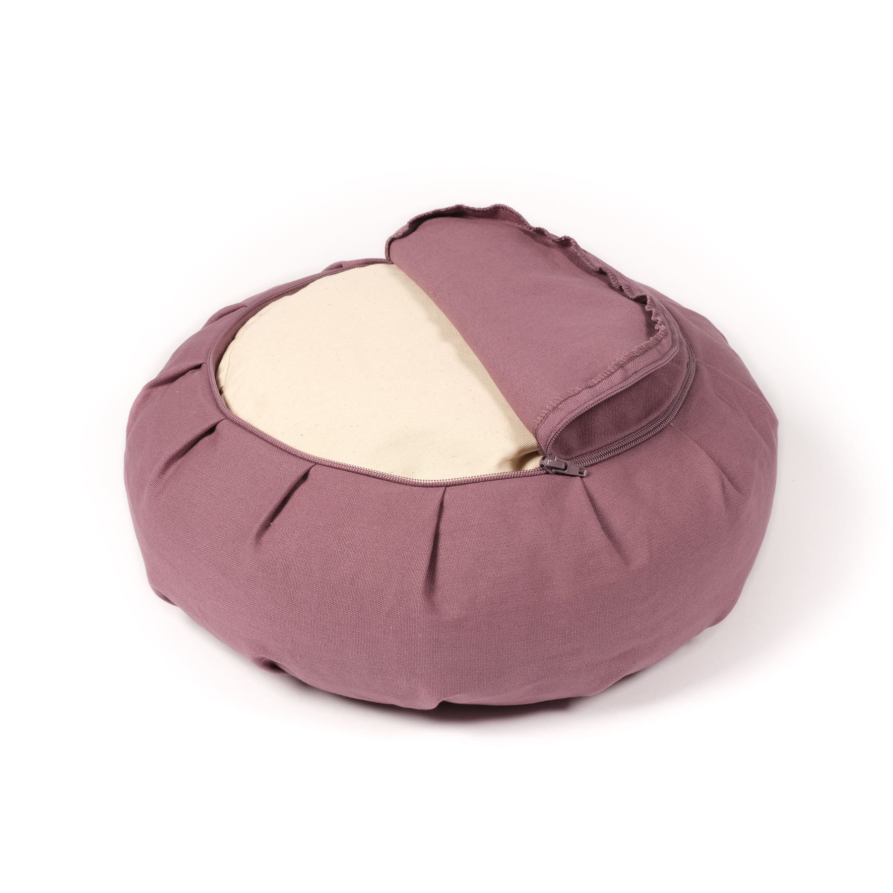 Coussin de méditation Zafu uni lavande