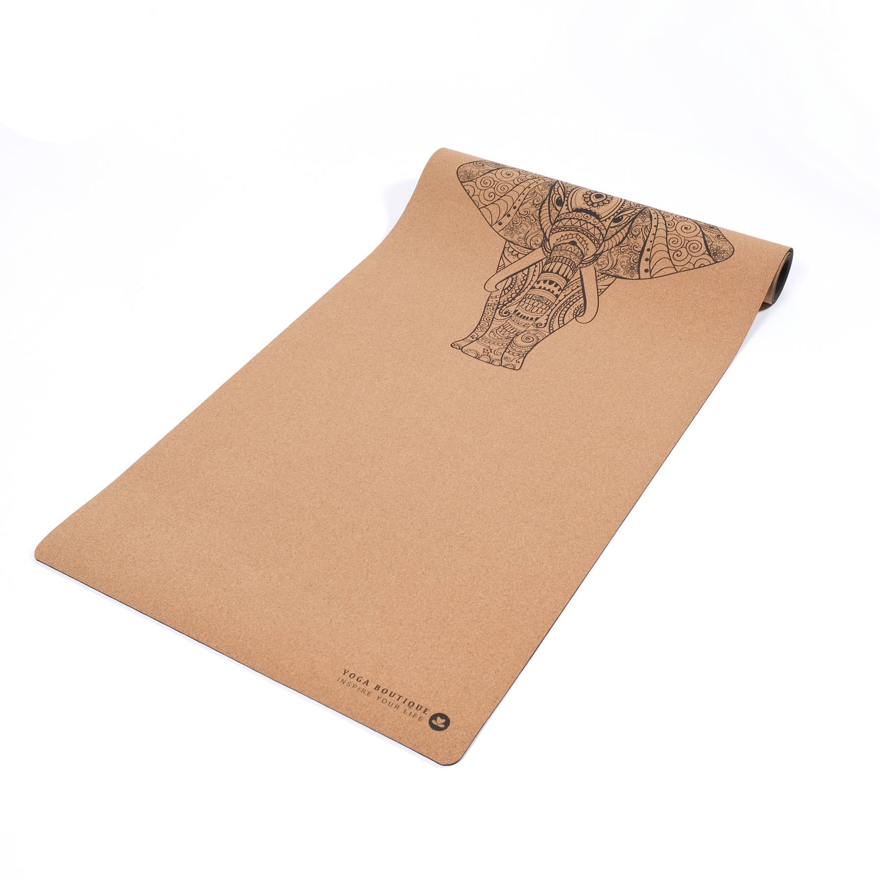 Tapis de yoga en liège Ganesh