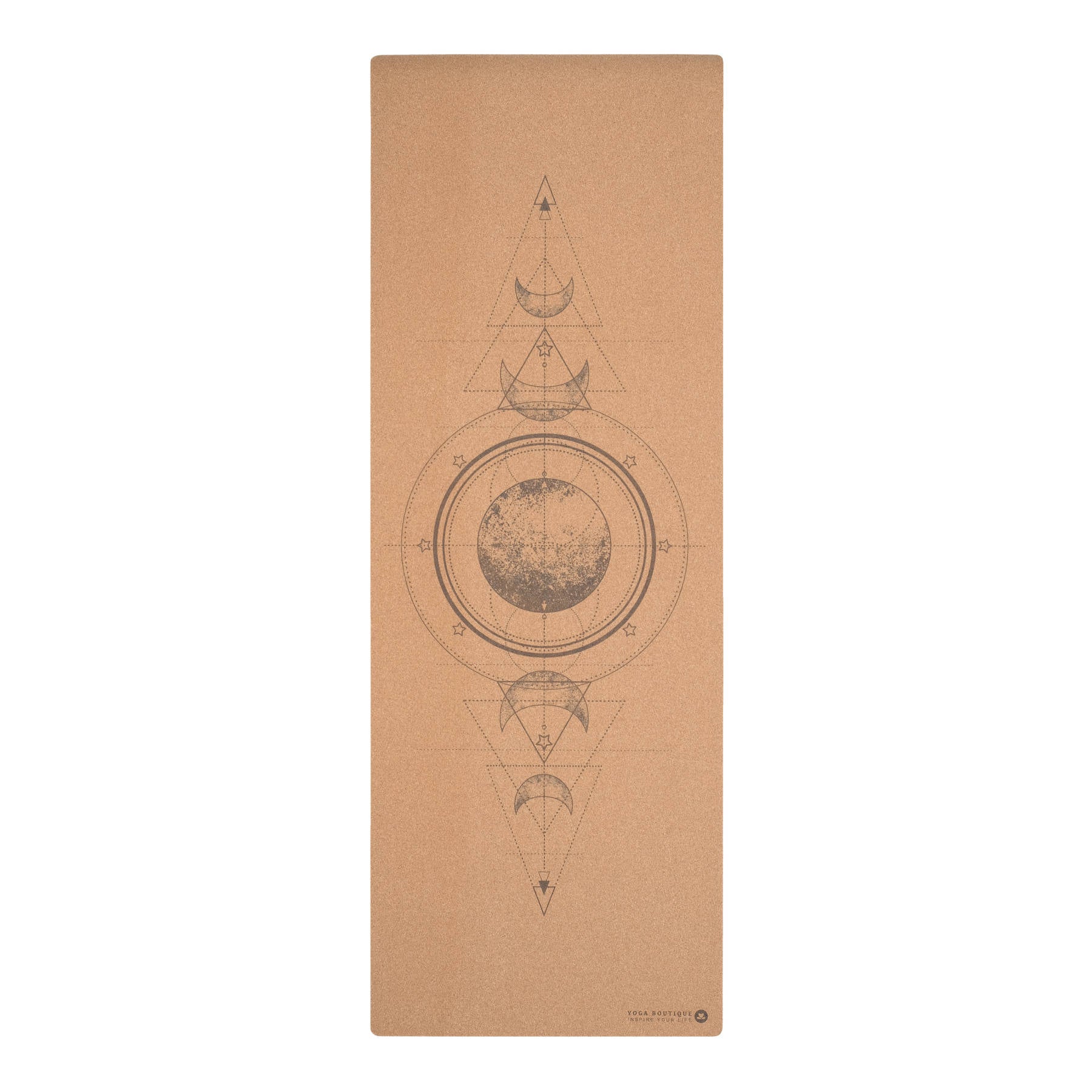 Tapis de yoga en liège lune