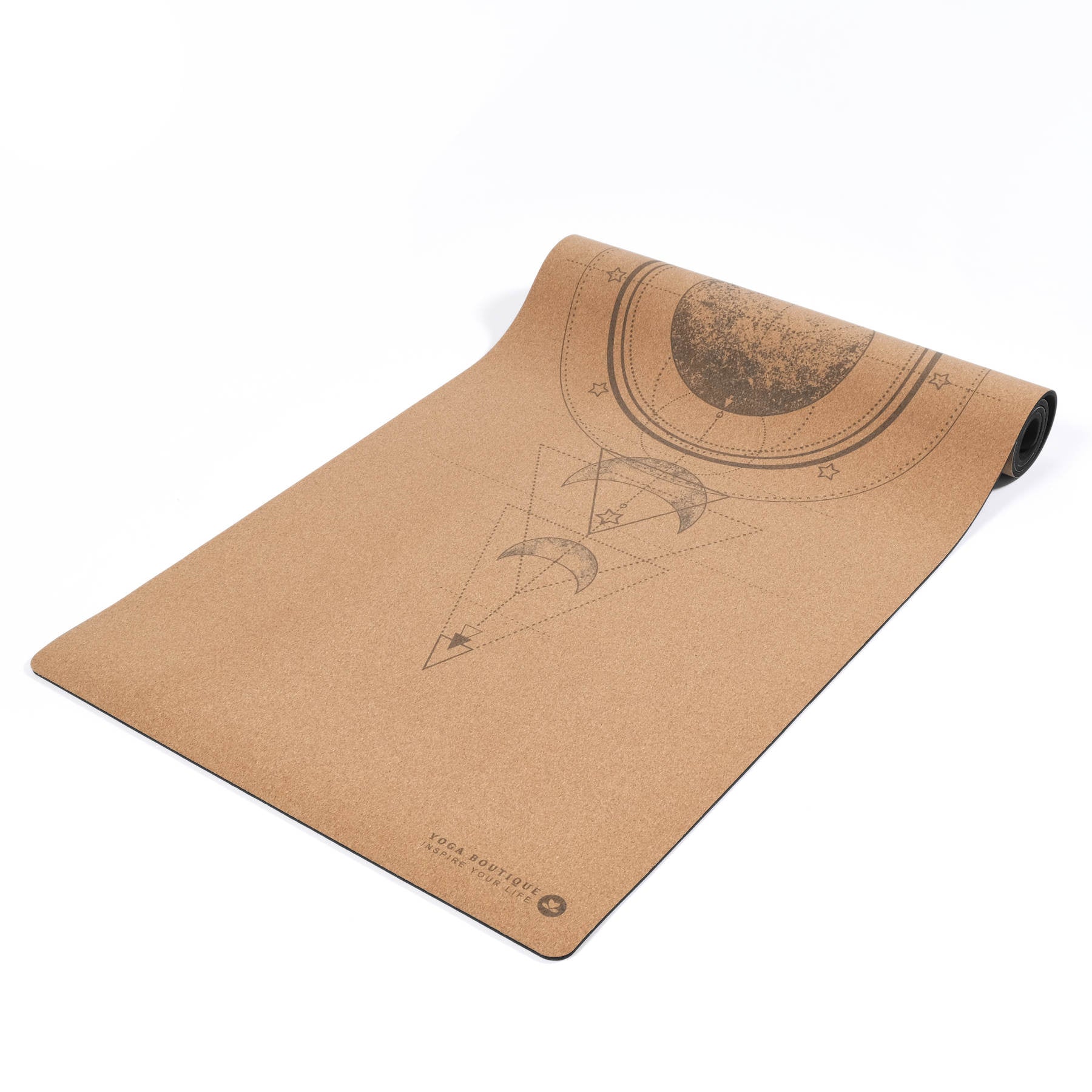 Tapis de yoga en liège lune