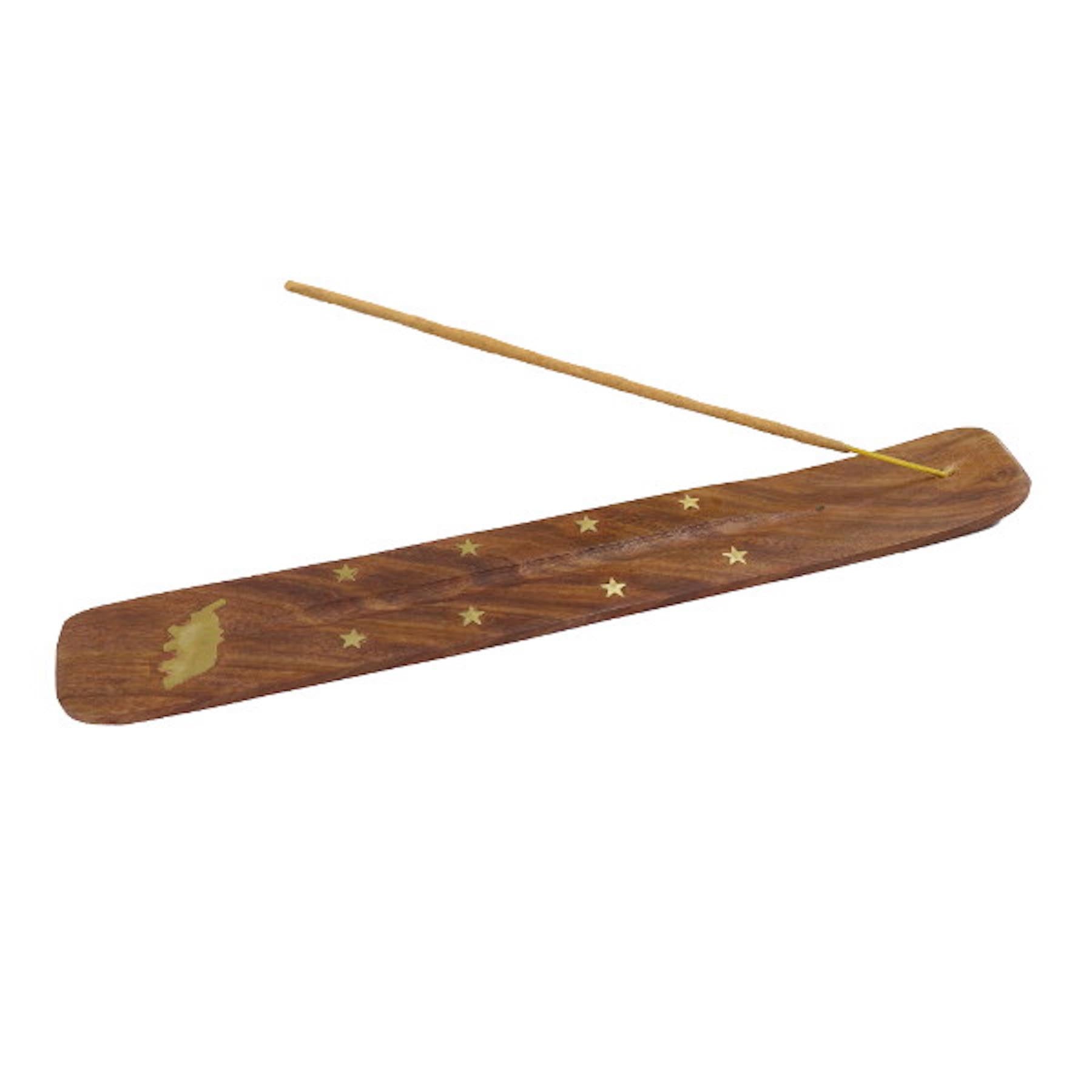 Porte-encens en bois Ganesh