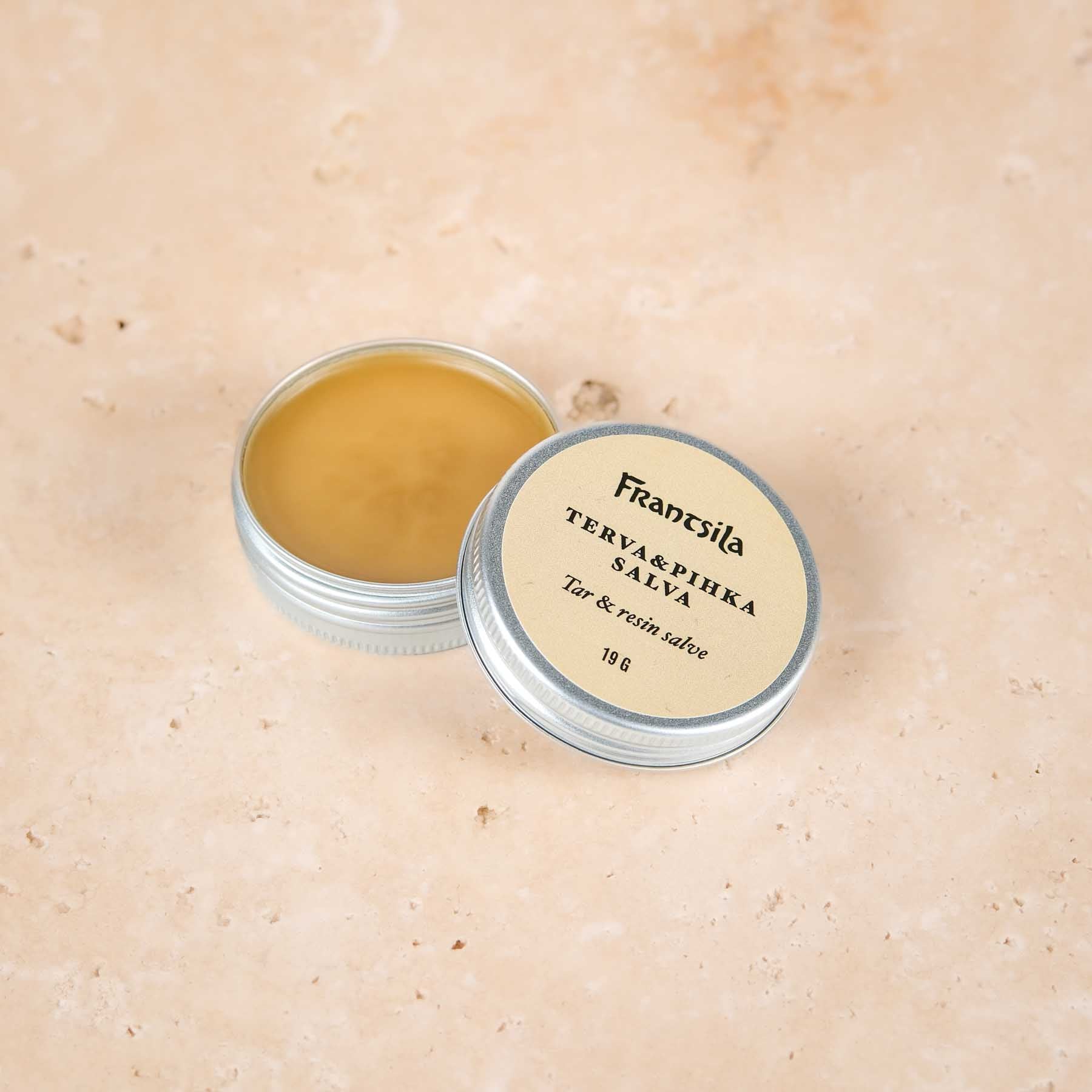 Goudron et résine Baume meilleur cosmétique naturel de Frantsila
