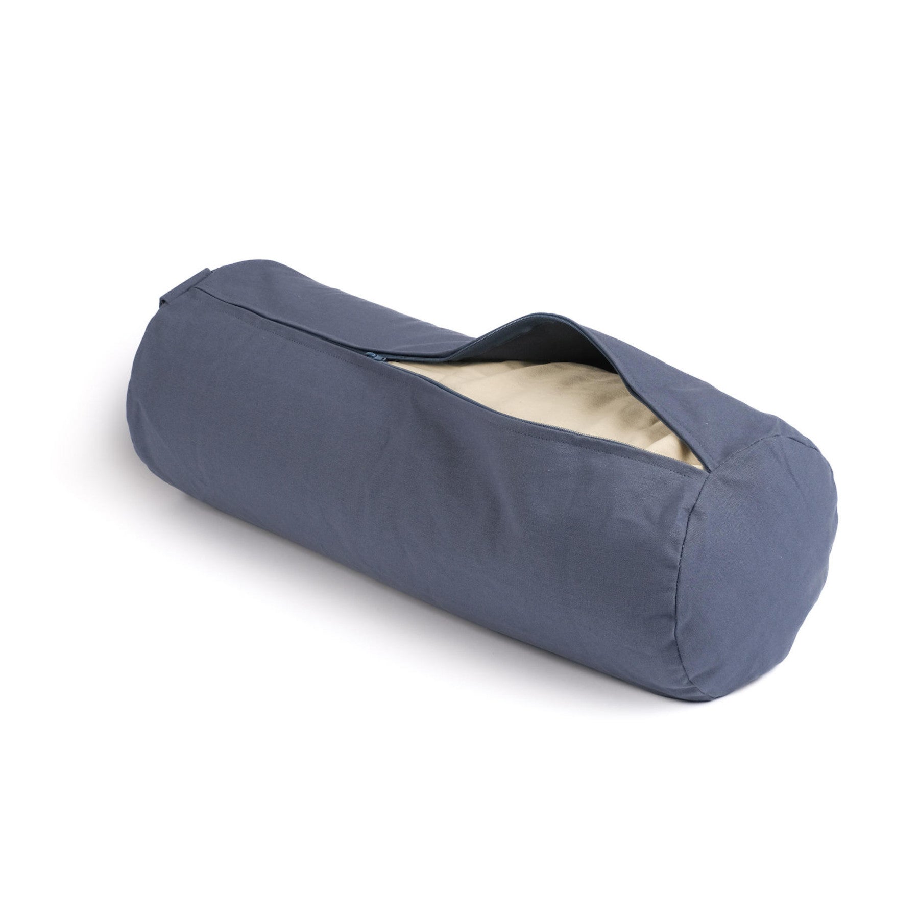 Yoga Bolster en coton uni blue-sky