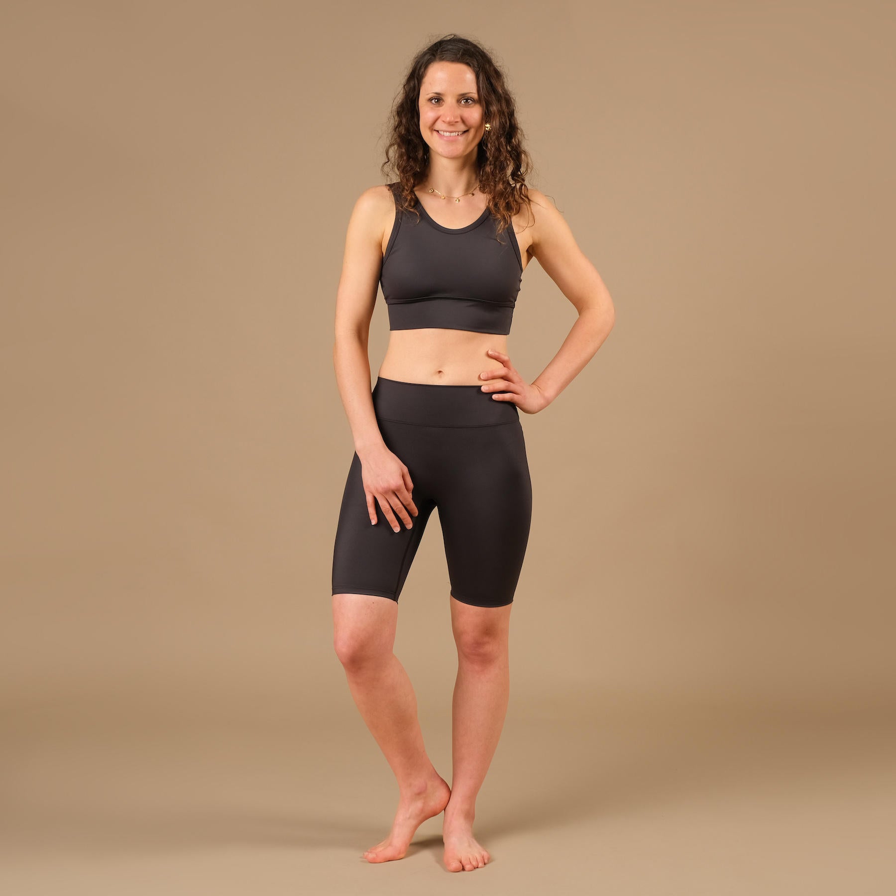 Pantalon cycliste Biker Shorts Eco Mare espresso