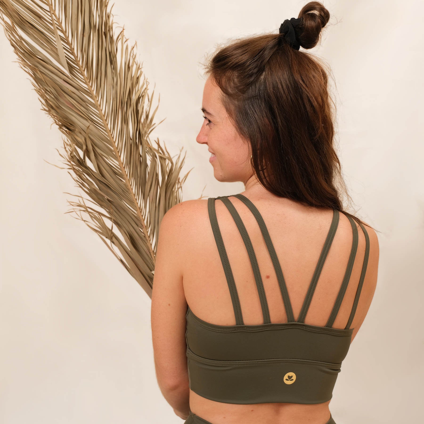 Top de yoga Eco Mare olive