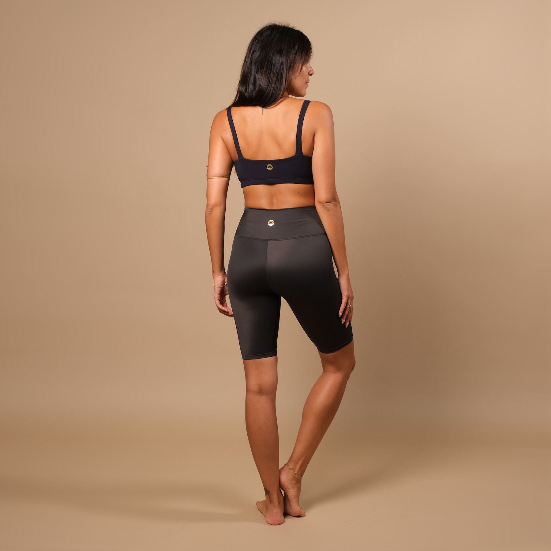 Yoga Bra Top Comfy navy, durable, fabriqué en Suisse, en tissu biodégradable, super confortable