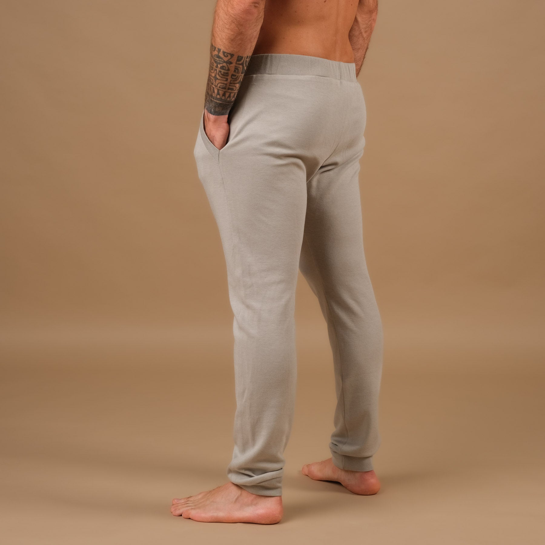 Pantalon de jogging de yoga unisexe Cosy gris