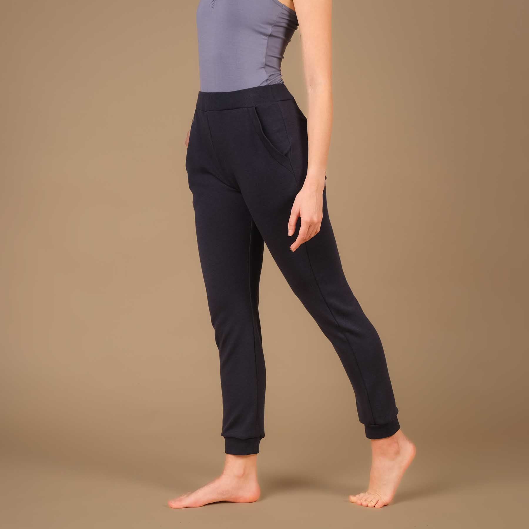 Pantalon de yoga unisexe Cosy navy