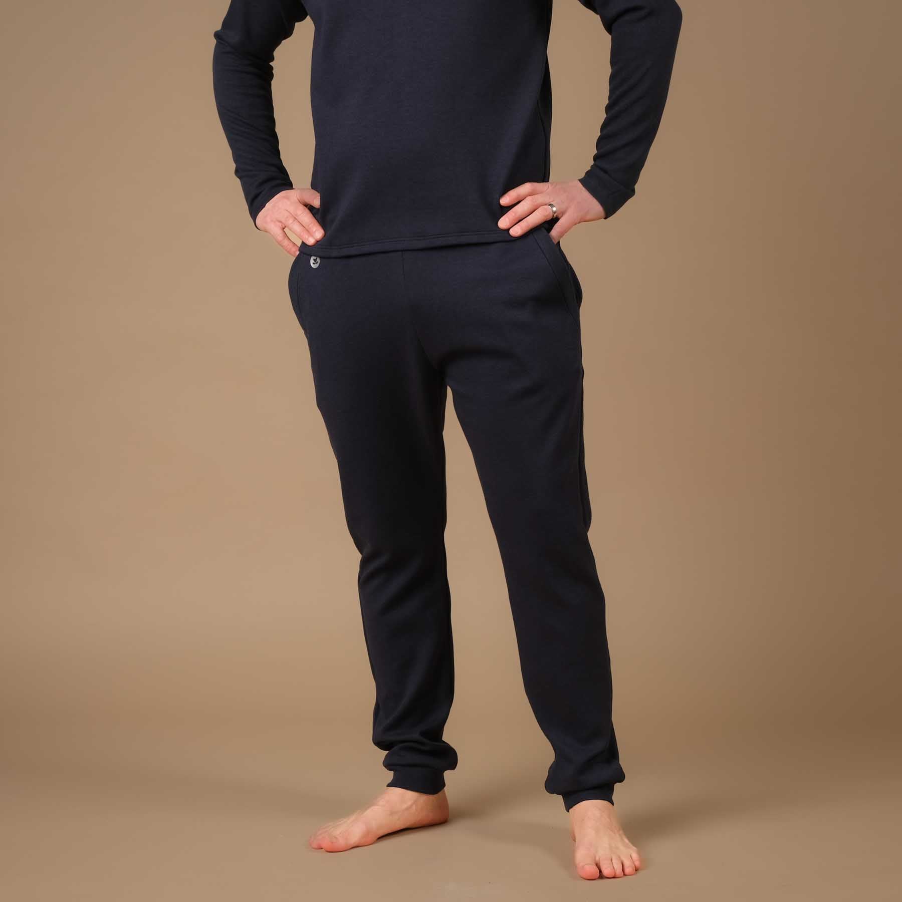 Pantalon de yoga unisexe Cosy navy
