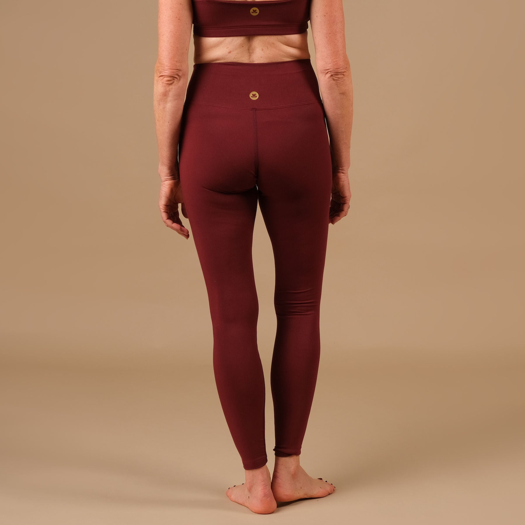 Yoga Leggings Comfy bordeaux, super doux, durable, fabriqué en Suisse