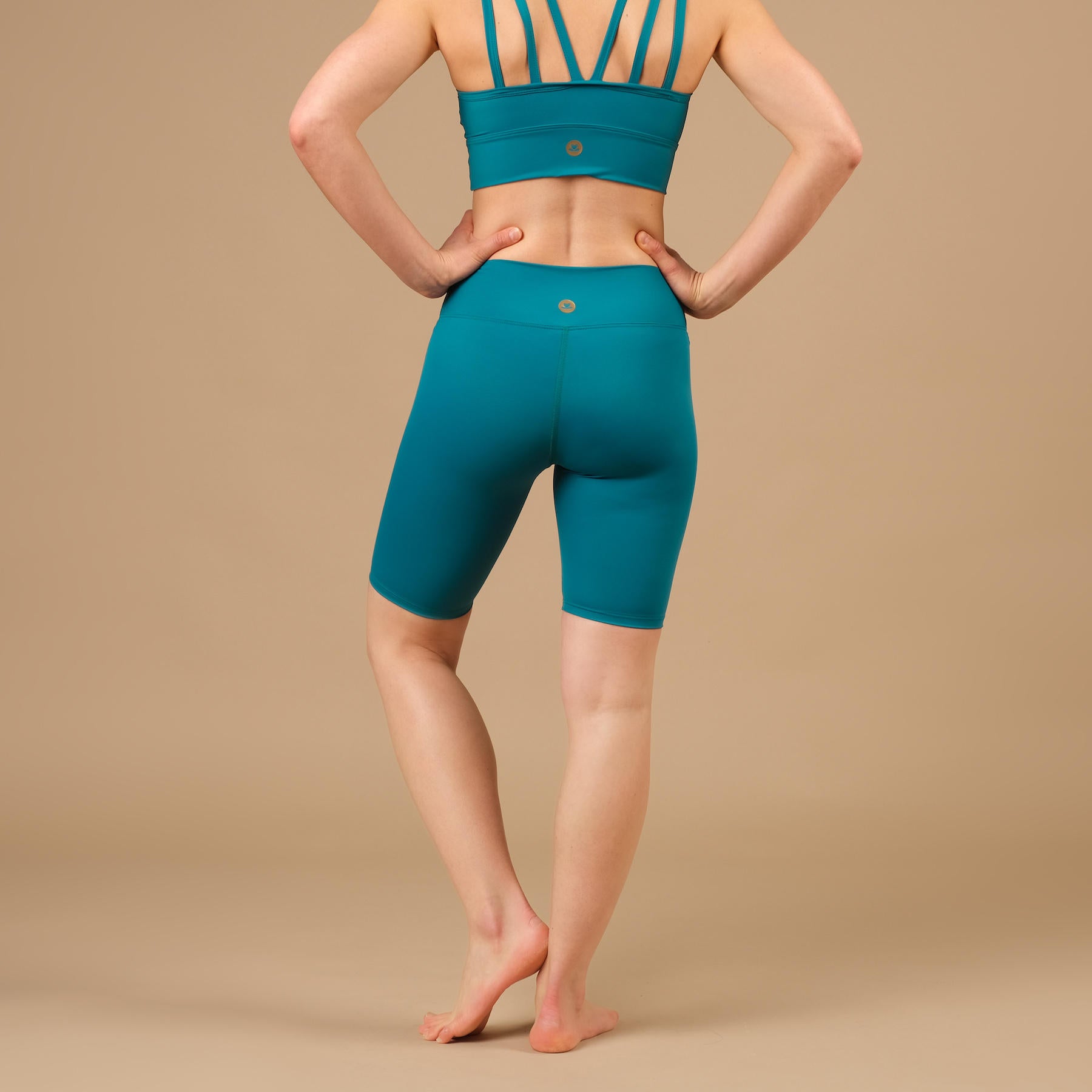 Short cycliste de yoga Biker Shorts Eco Mare acqua