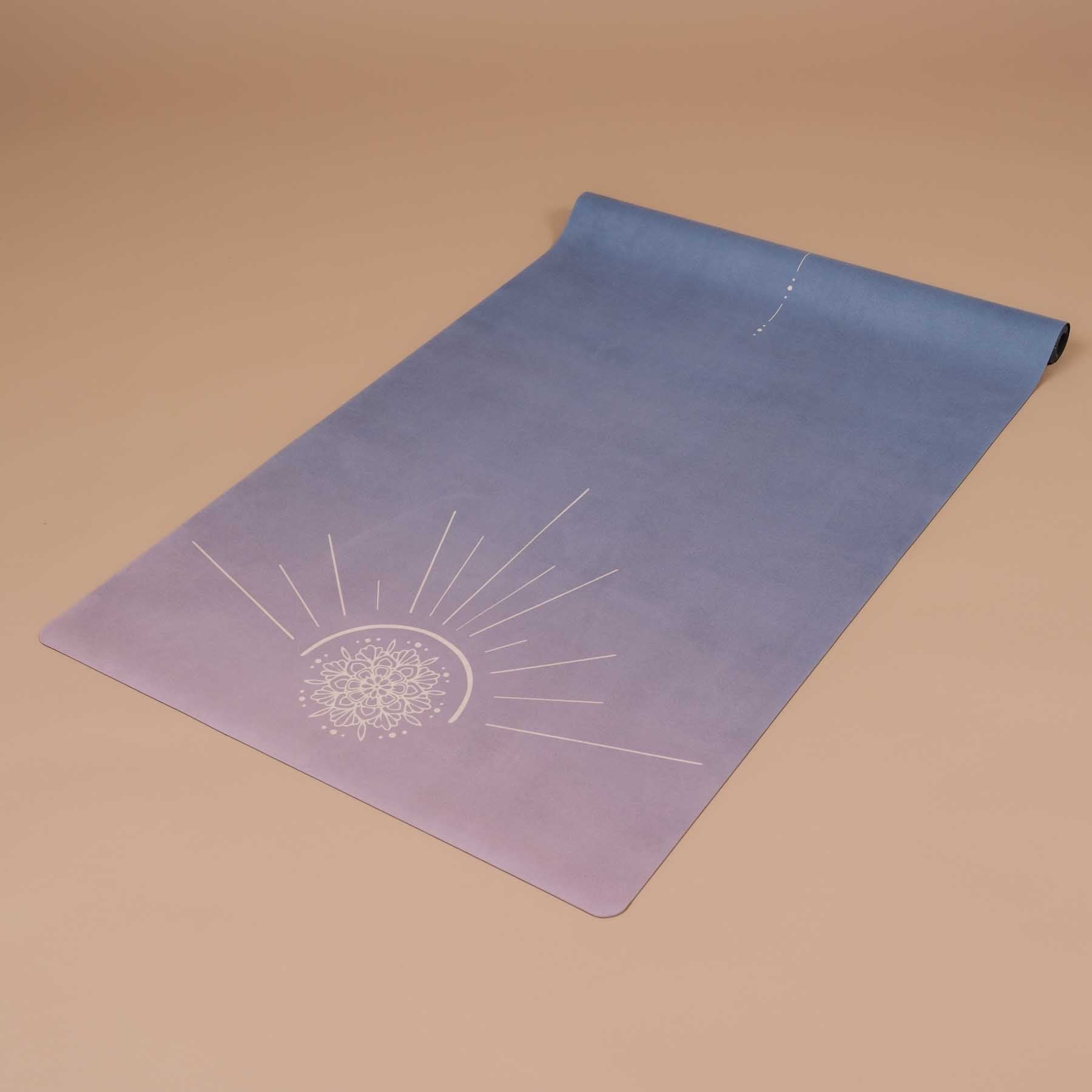 Tapis de voyage pour le yoga - Tapis de yoga Mimo bleu
