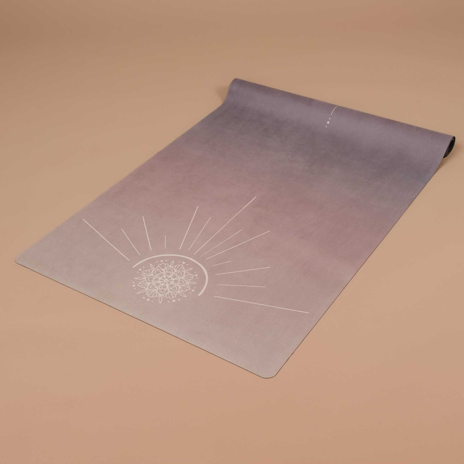 Tapis de voyage pour le yoga - Mimo prune