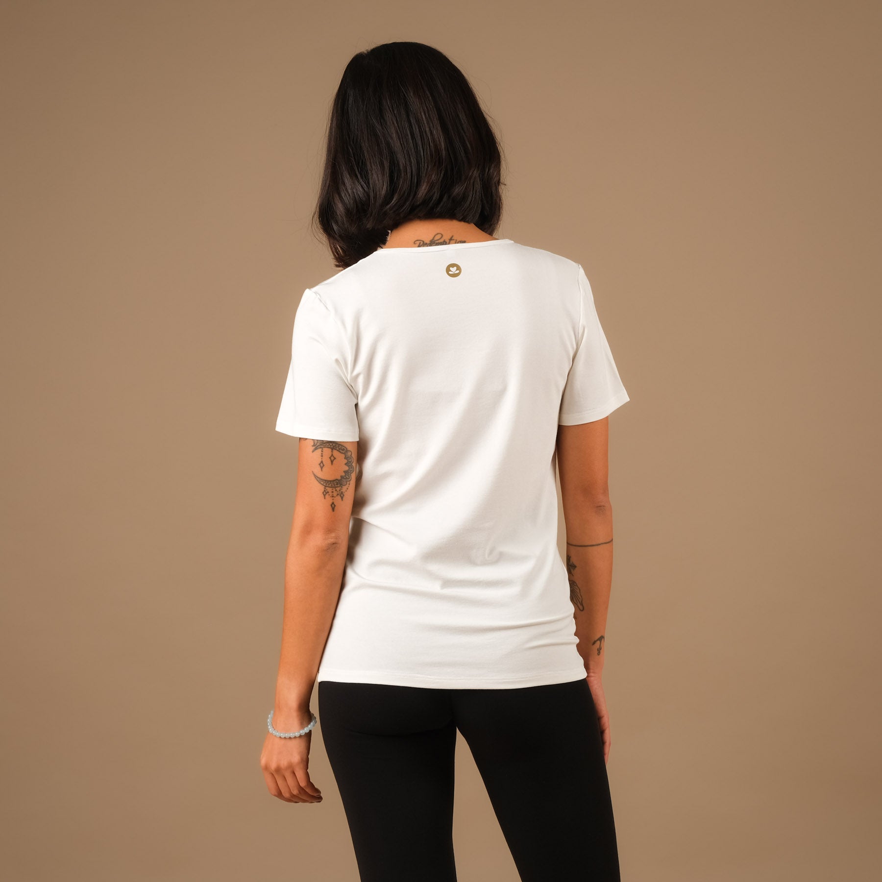 Shirt de yoga Classy à manches courtes blanc