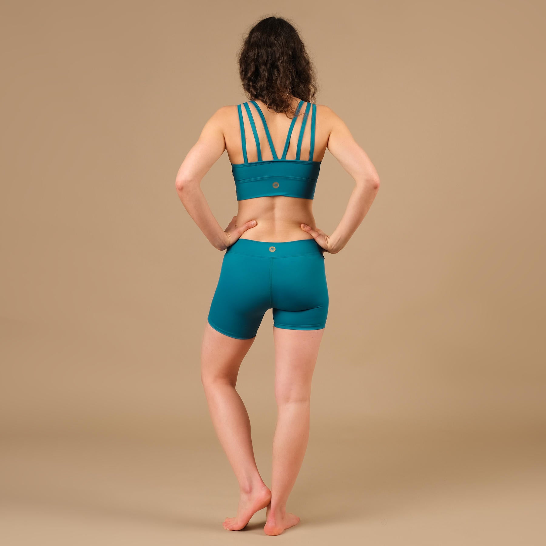 Short de yoga Eco Mare Econyl acqua