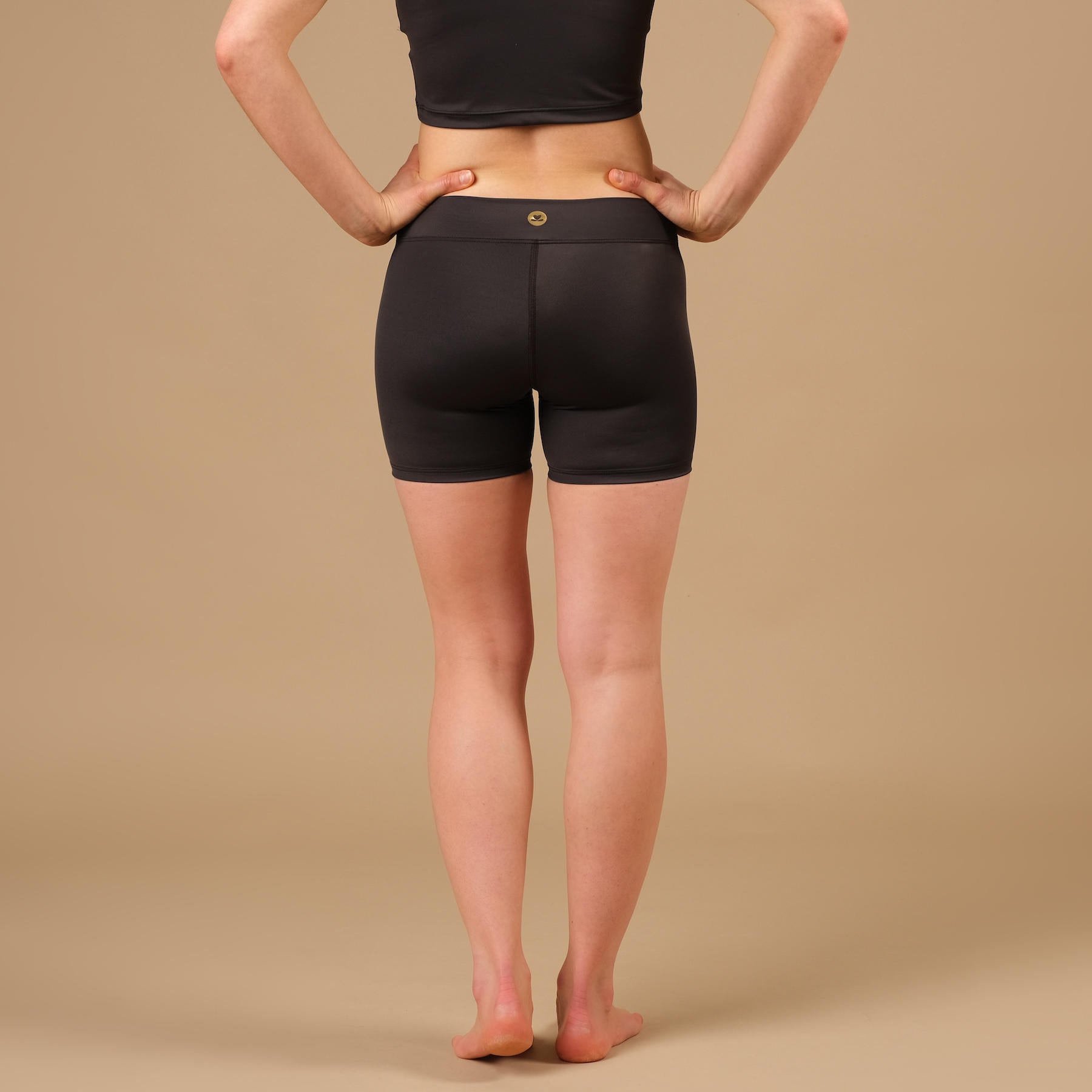 Short de yoga Eco Mare Econyl espresso