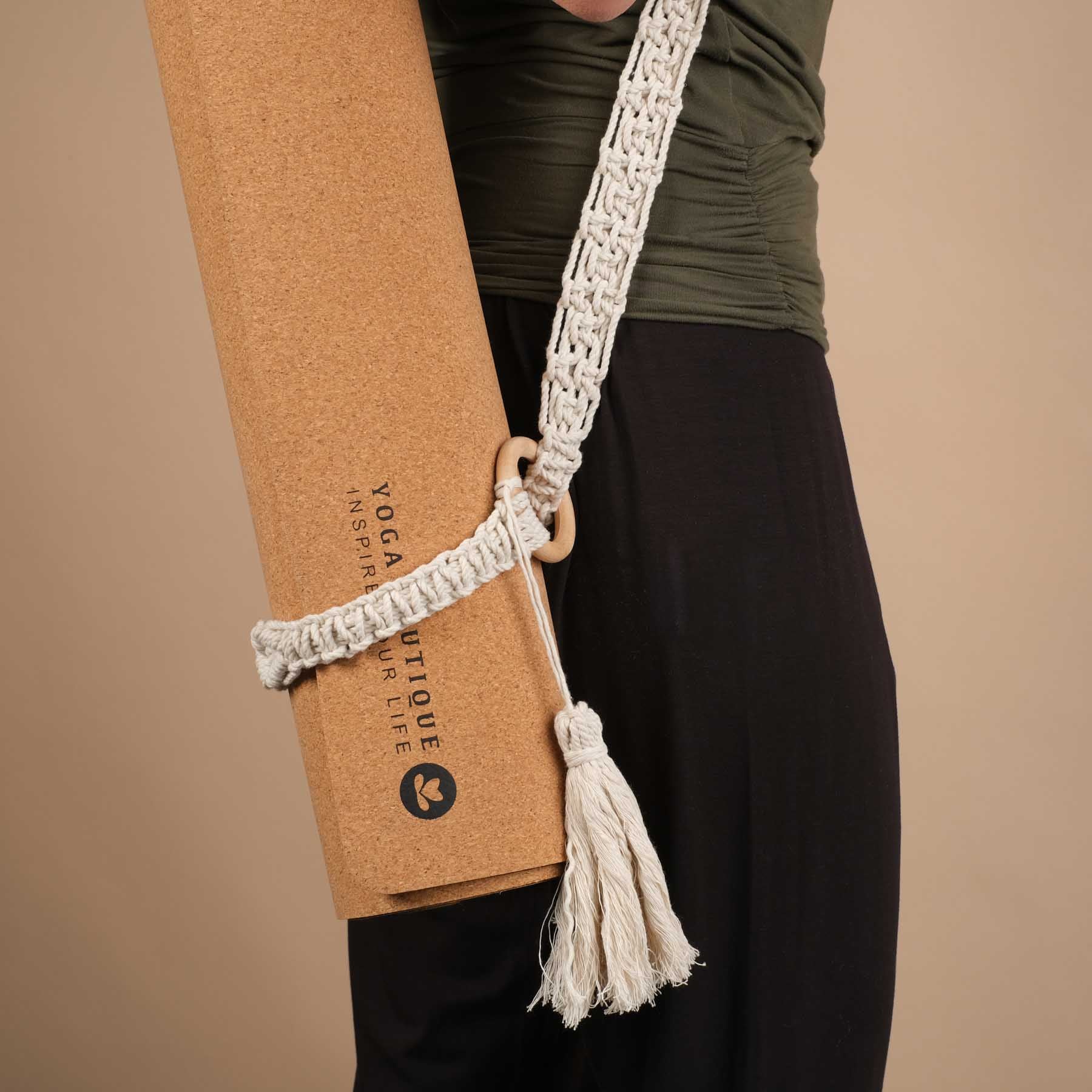 Sangle de transport pour tapis de yoga Markamee coton