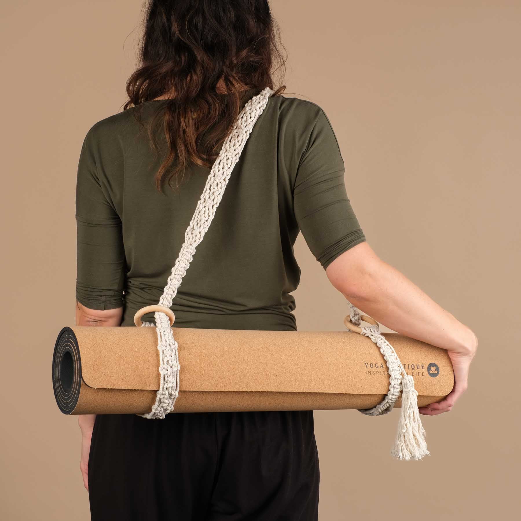 Bandoulière pour matelas de yoga nouée à la main en markamee